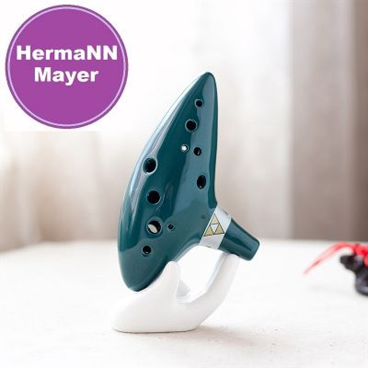 HermaNN Mayer HMO12GR PRO Seramik Alto Ocarina - YEŞİL