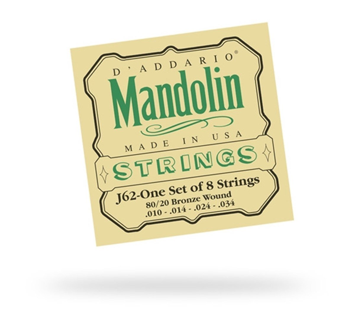TEL-Mandolin Tel Set 80/20 Bronze:  J62
