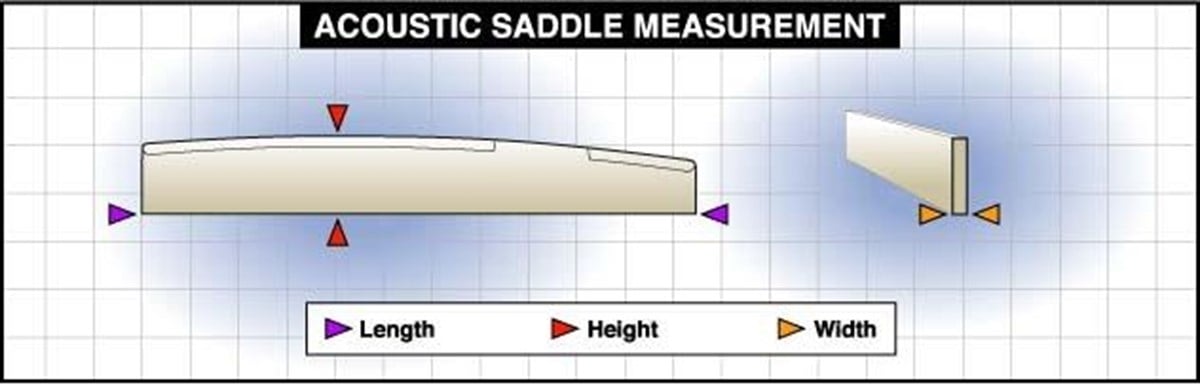Tusq Acoustic Saddle Classical -Tall