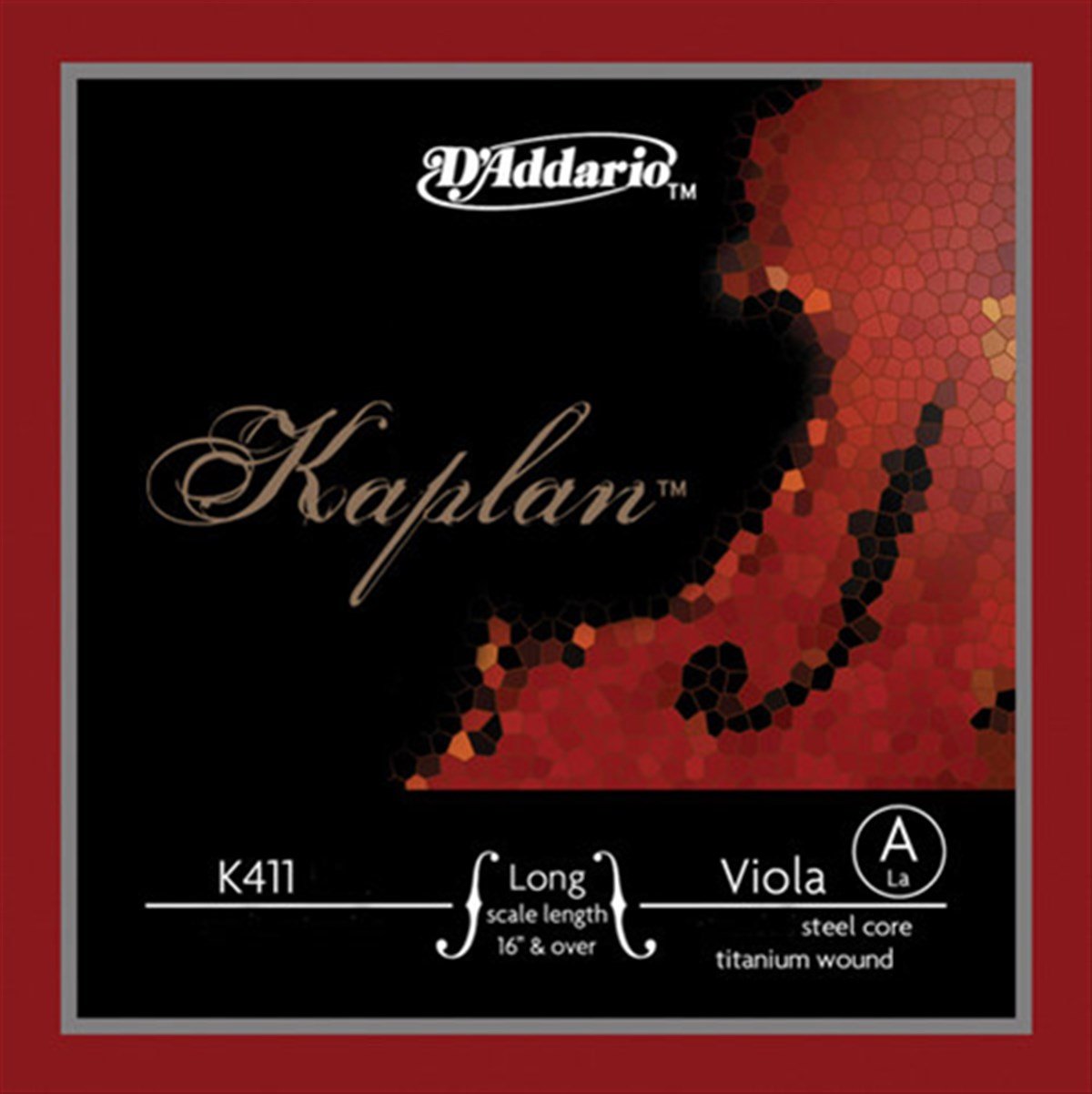VIOLA TEK TELİ, KAPLAN, LONG SCALE 16
