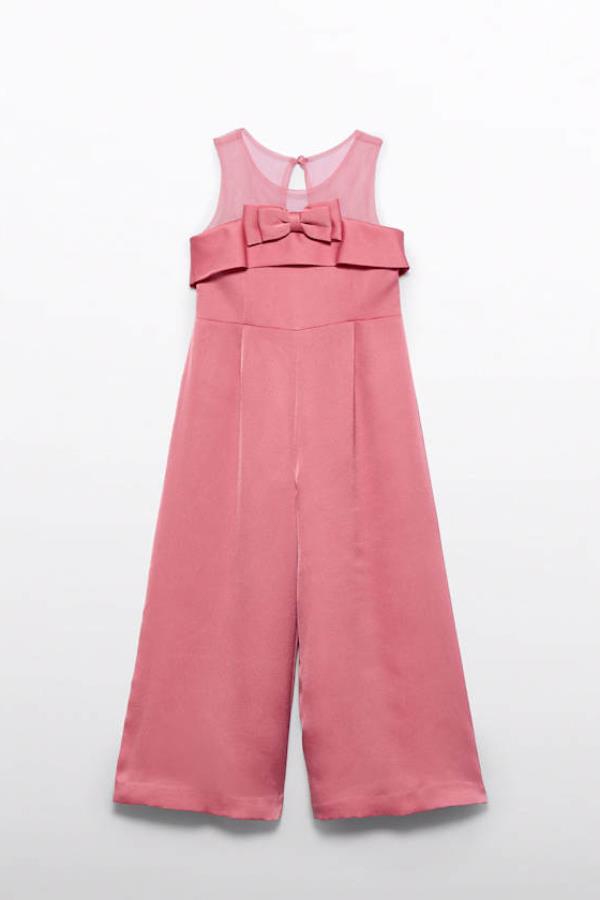 ABEL & LULA Önü Fiyonklu Tulum - Turuncu