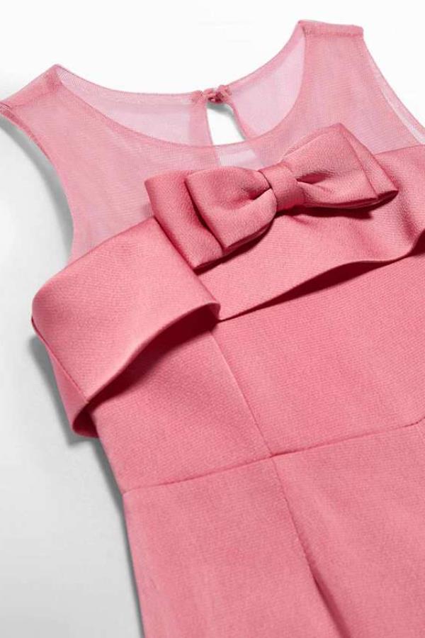 ABEL & LULA Önü Fiyonklu Tulum - Turuncu