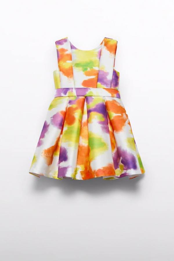 ABEL & LULA Persimon Kız Elbise - Turuncu