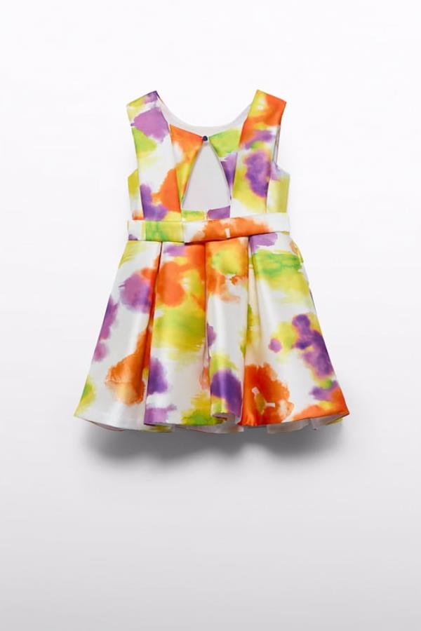 ABEL & LULA Persimon Kız Elbise - Turuncu