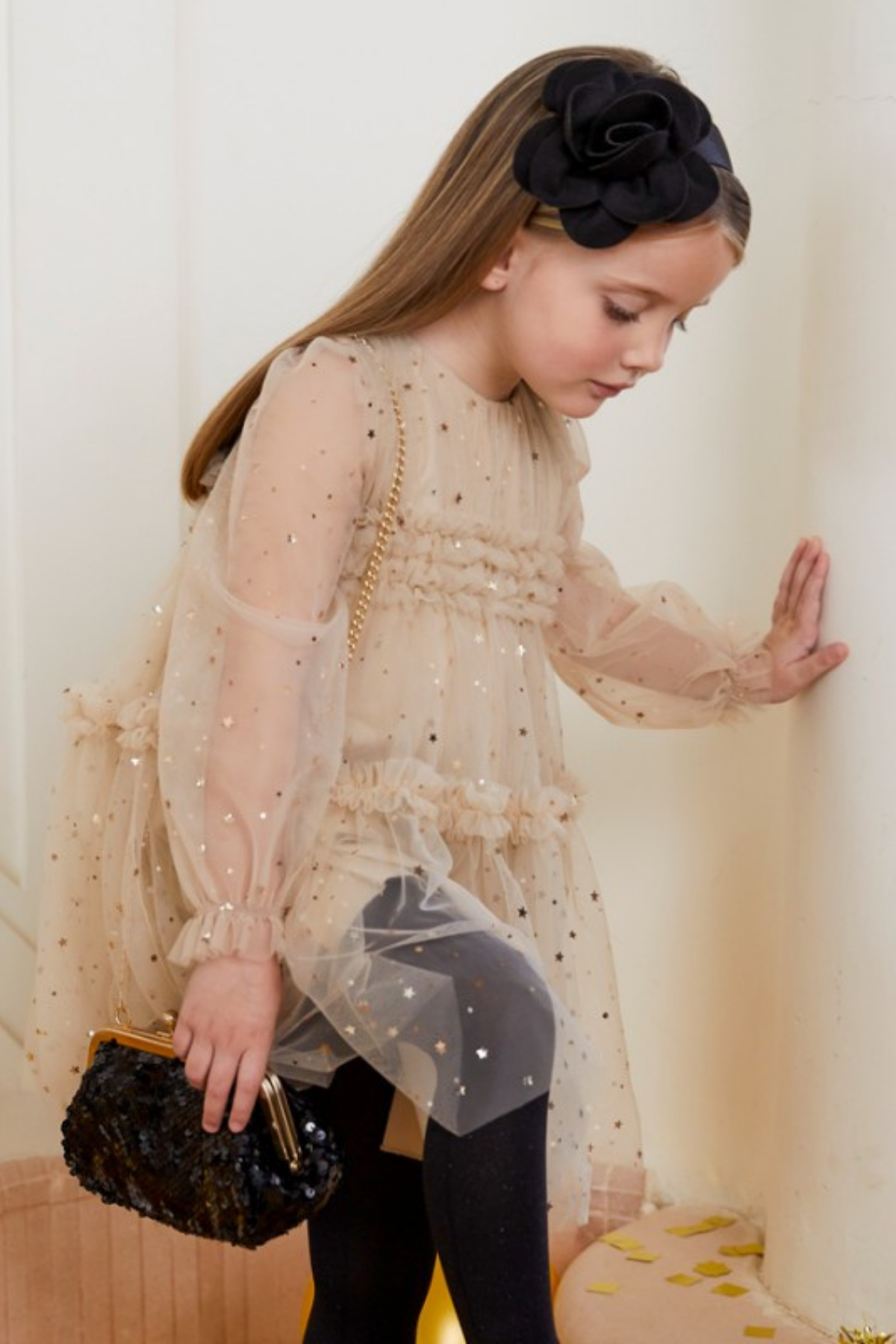 Abel Lula Pul Payetli Çanta - Siyah