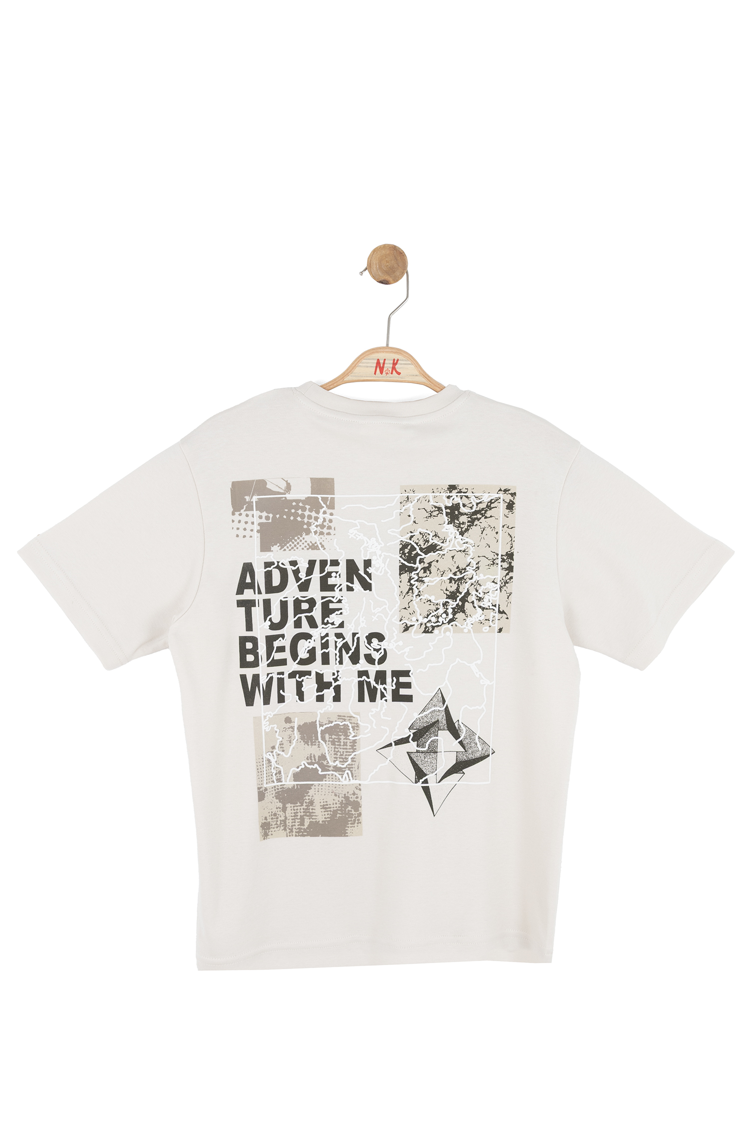 Adventure Erkek Tişört - Bej