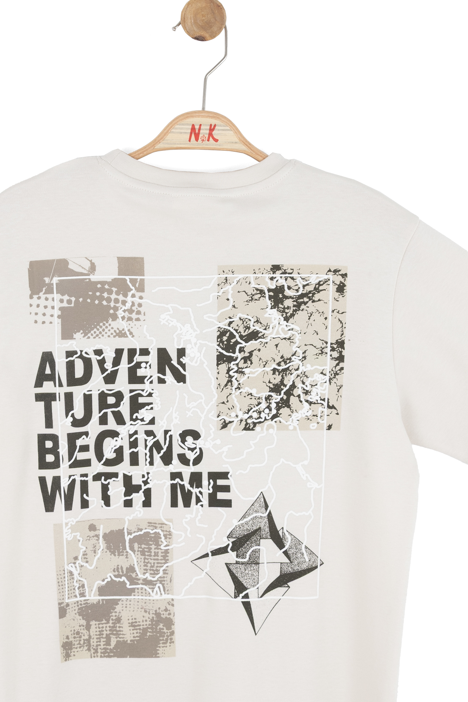 Adventure Erkek Tişört - Bej