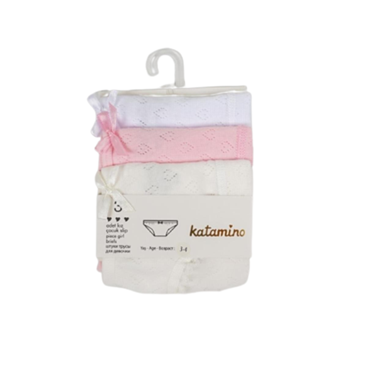 AMANDA KIZ 3'LÜ SLİP SET