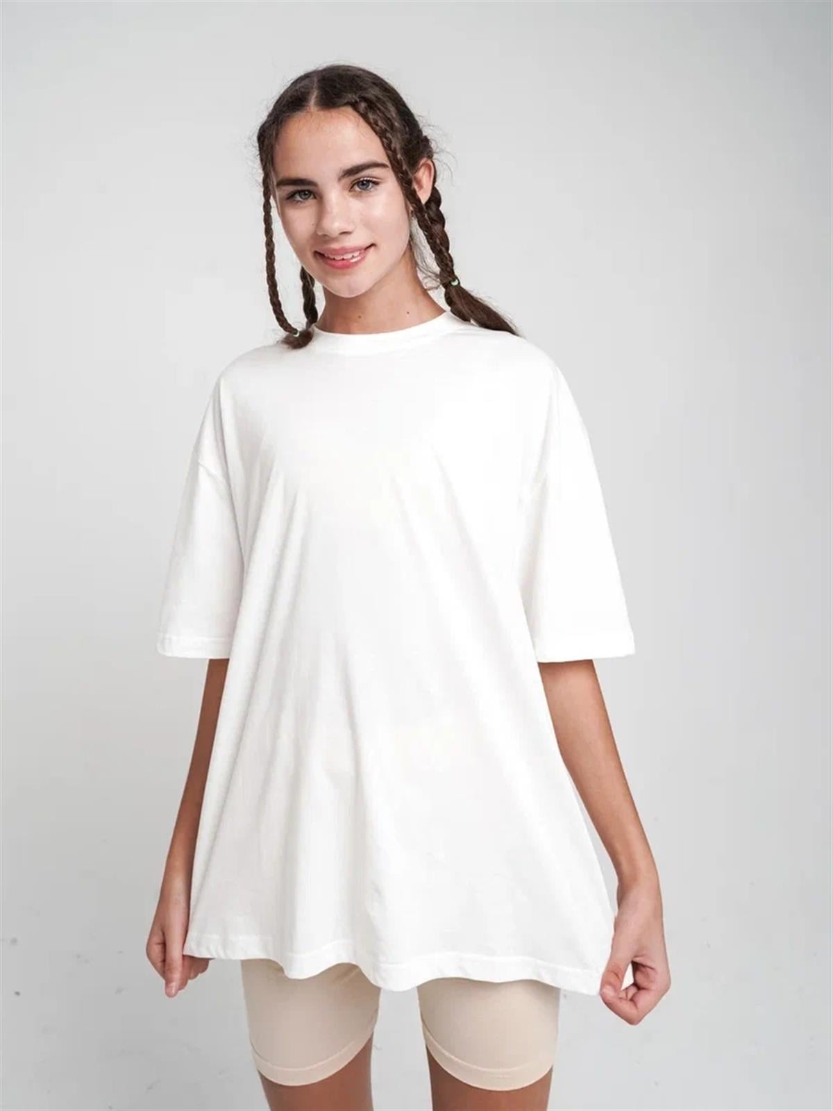 ARKASI BASKILI T-SHIRT