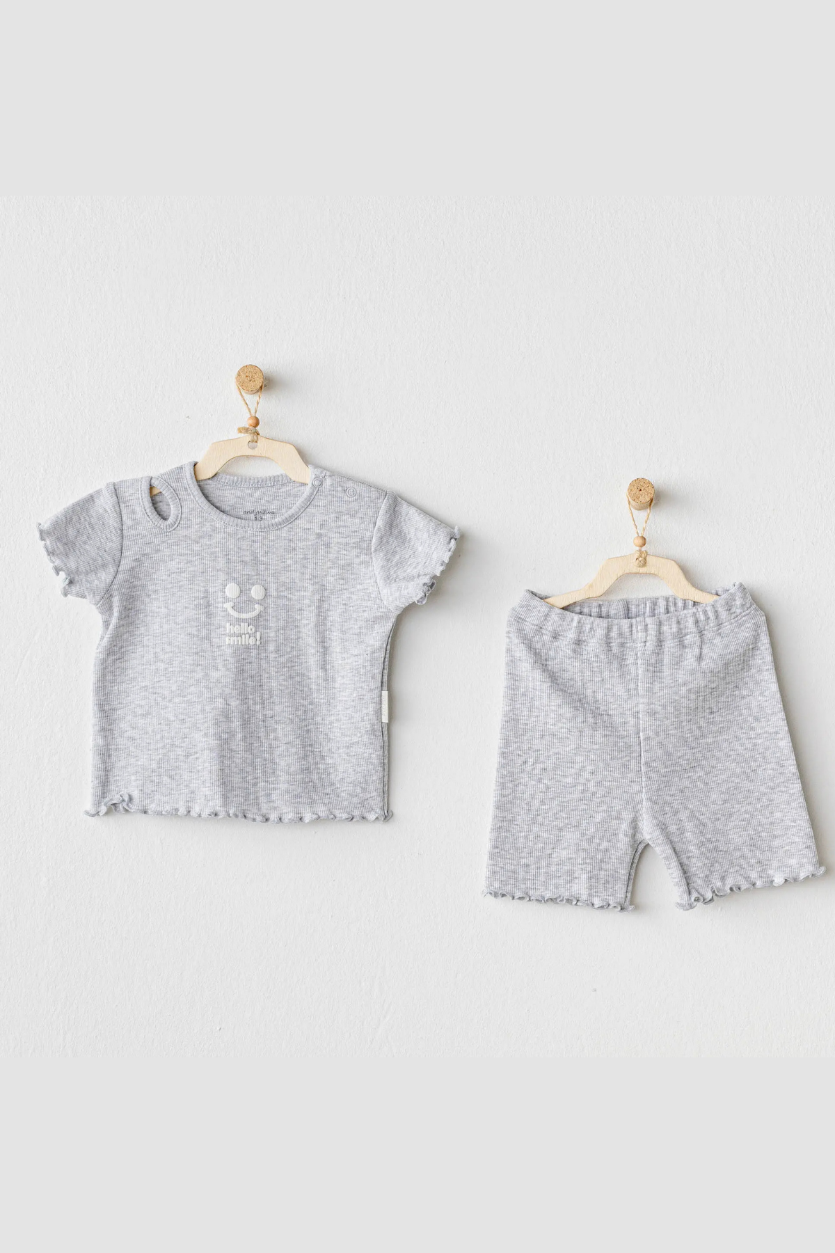 Basic Bebe Takım - Gri