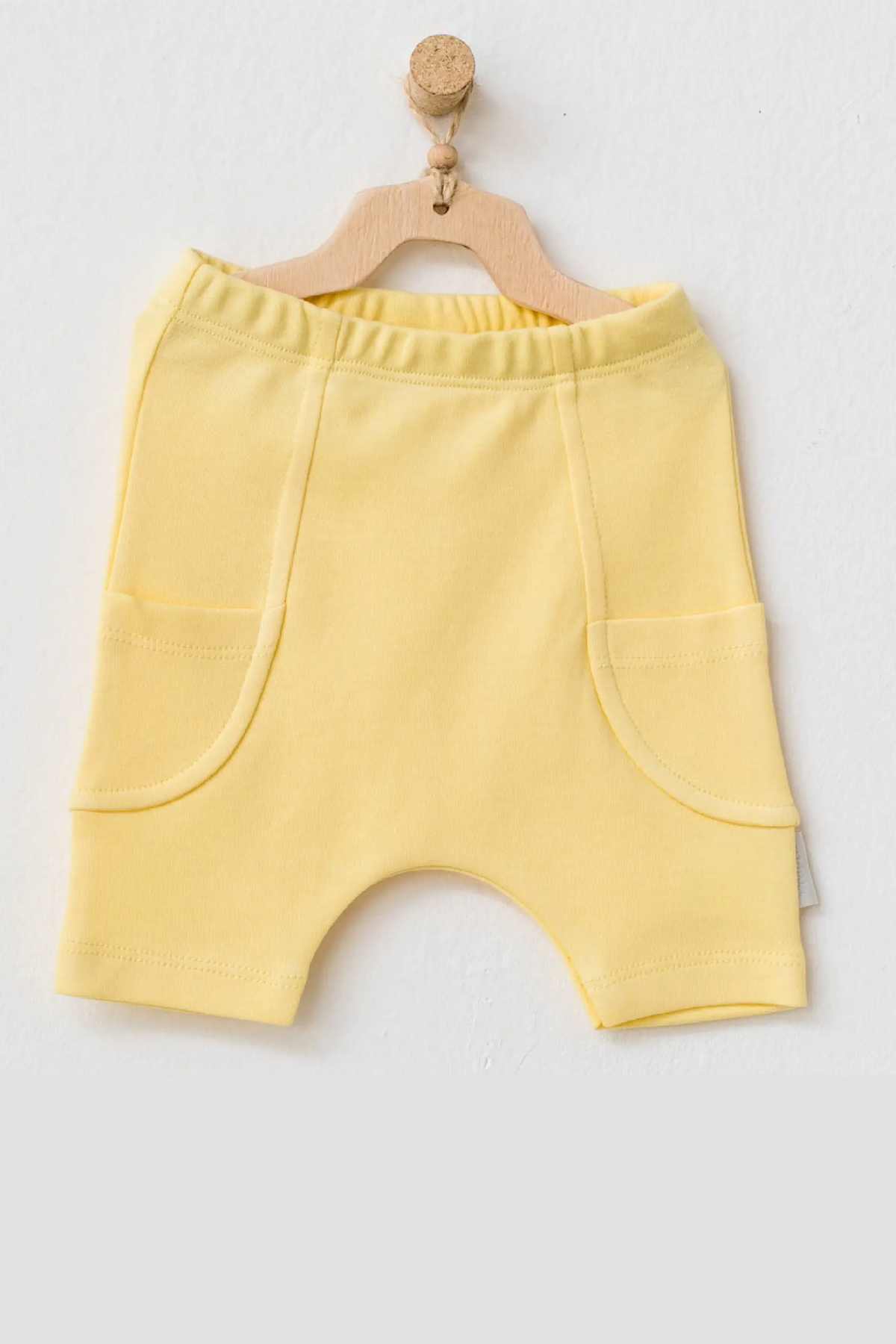 Basic Cepli Şort - Sarı