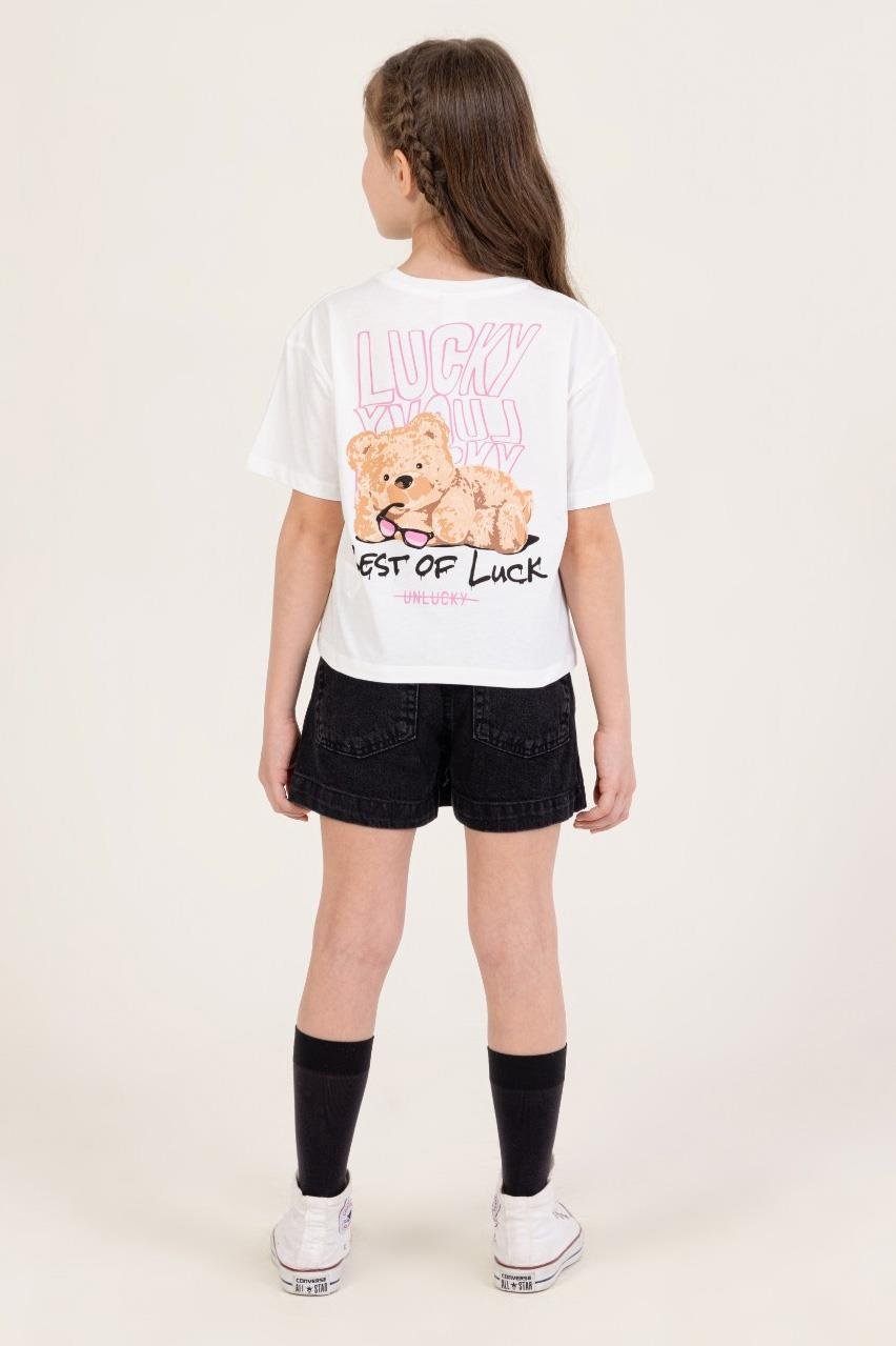 Best Of Kız Tişört - Ekru