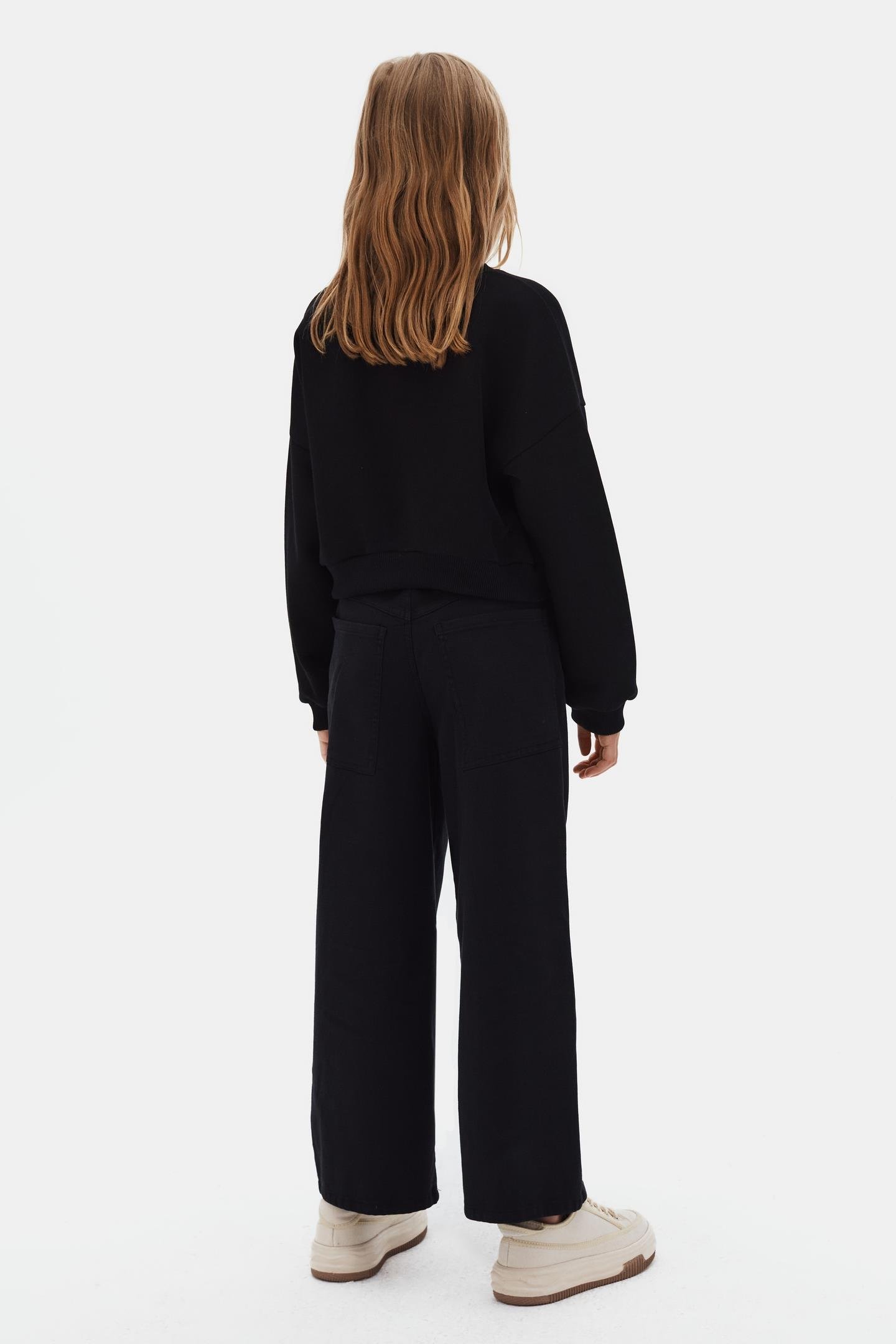 Beverly Kız Sweat - Siyah