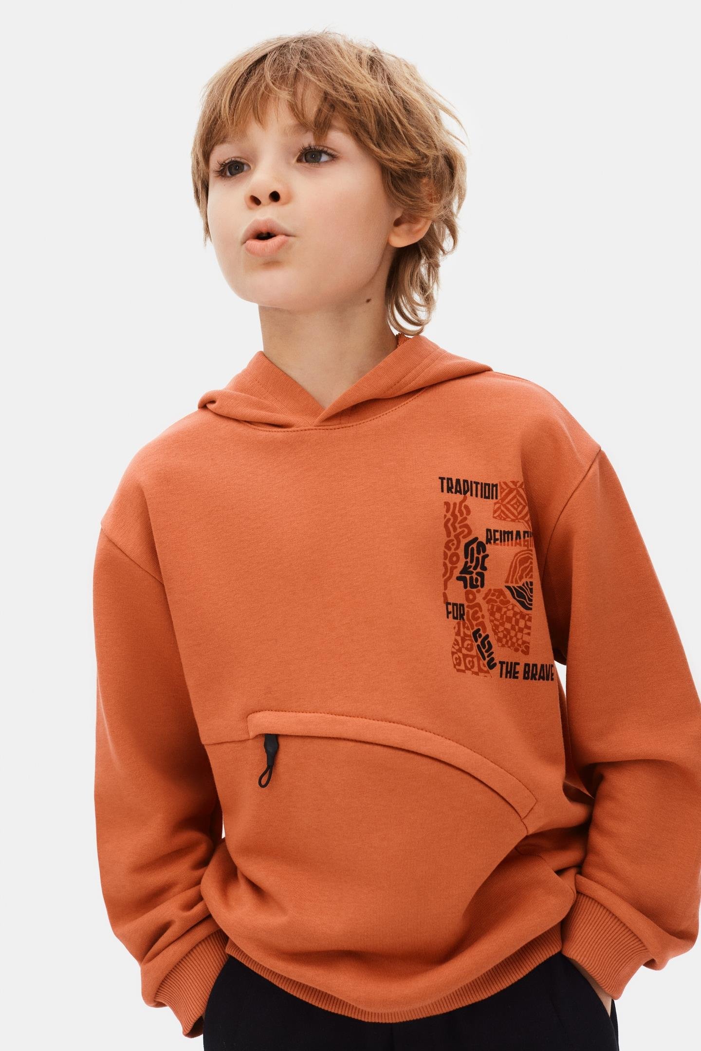 Brave Erkek Sweat - Kiremit