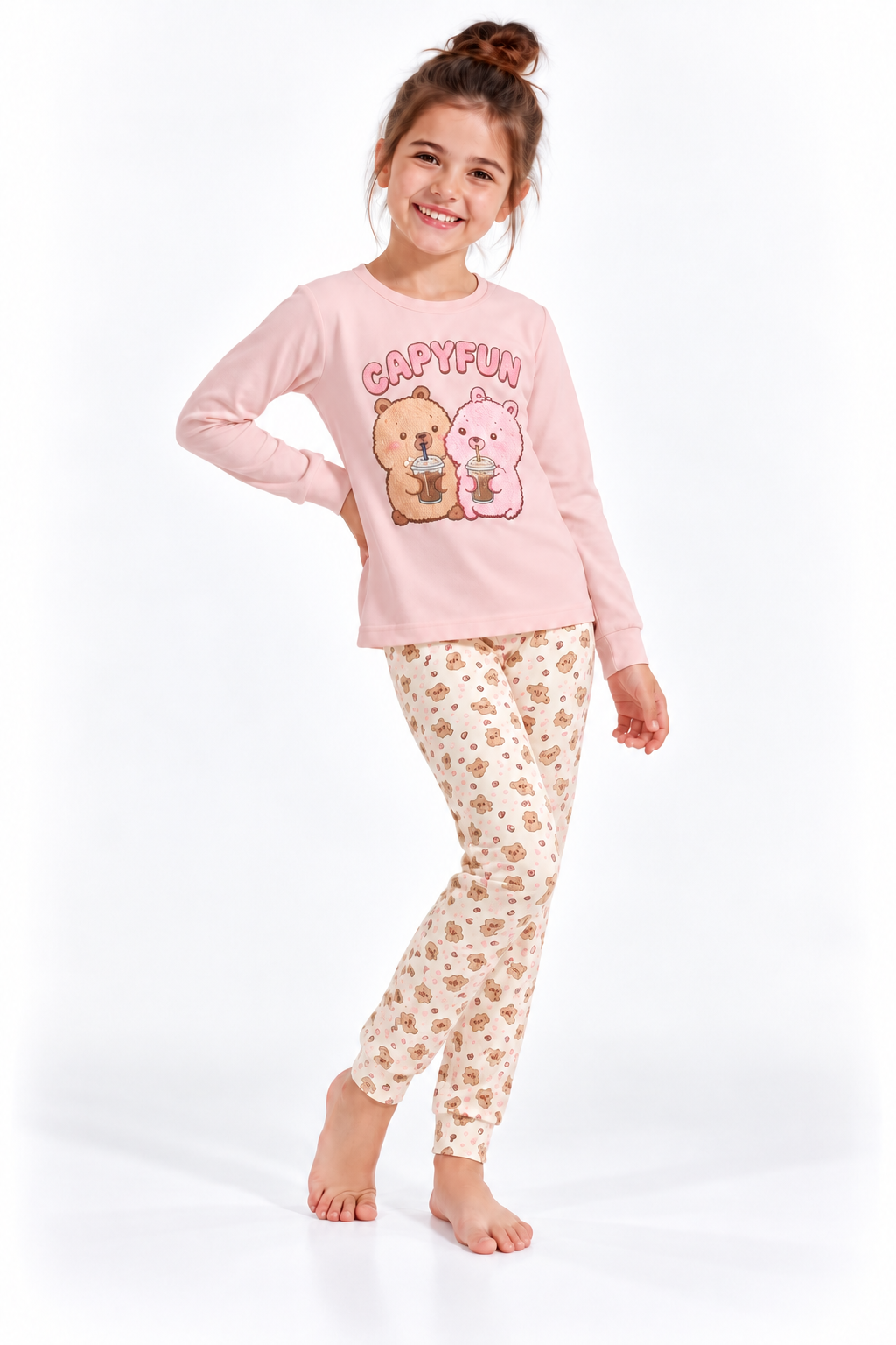 Capyfun Pijama Takımı - Pembe