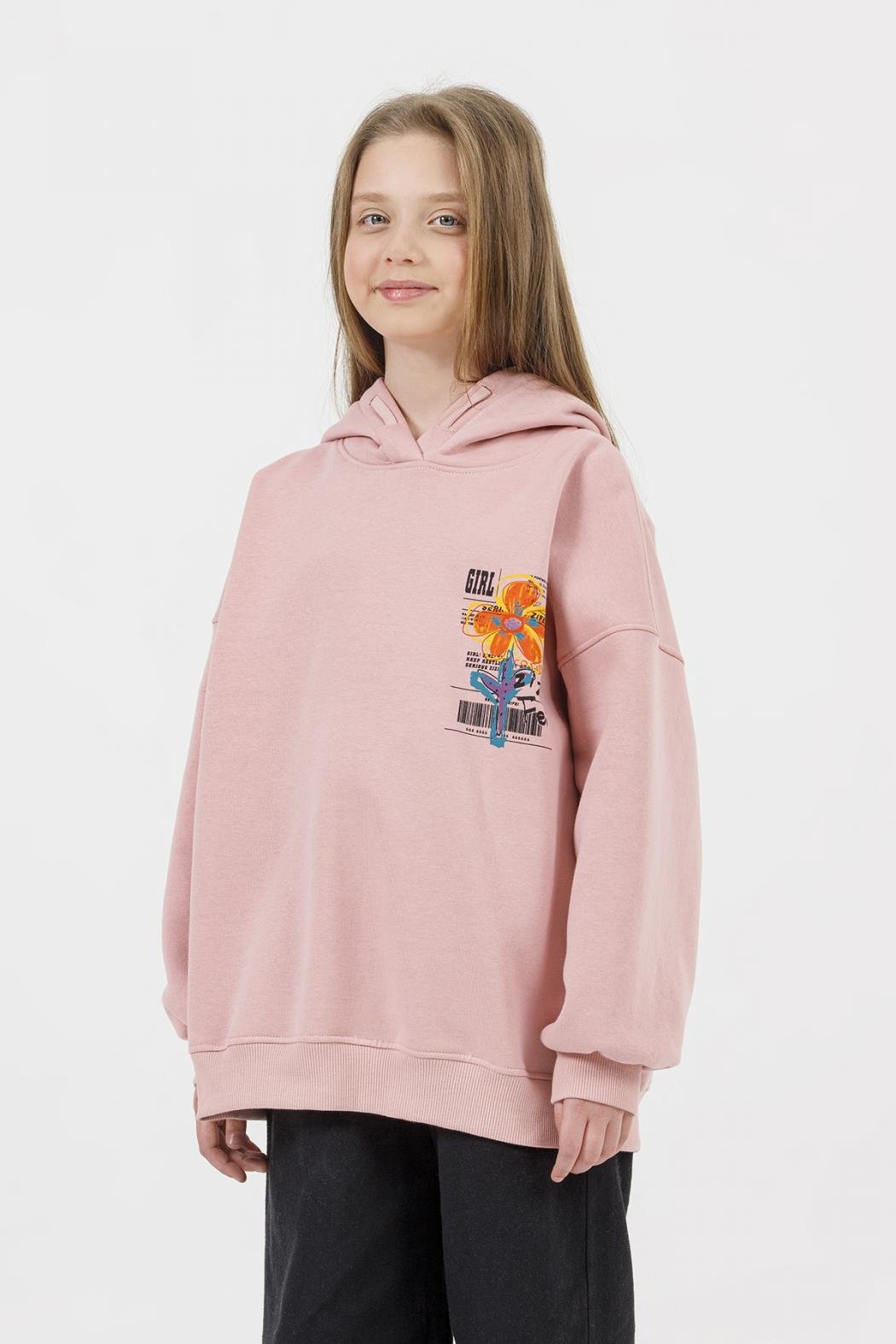 ÇİCEKLİ KIZ SWEAT
