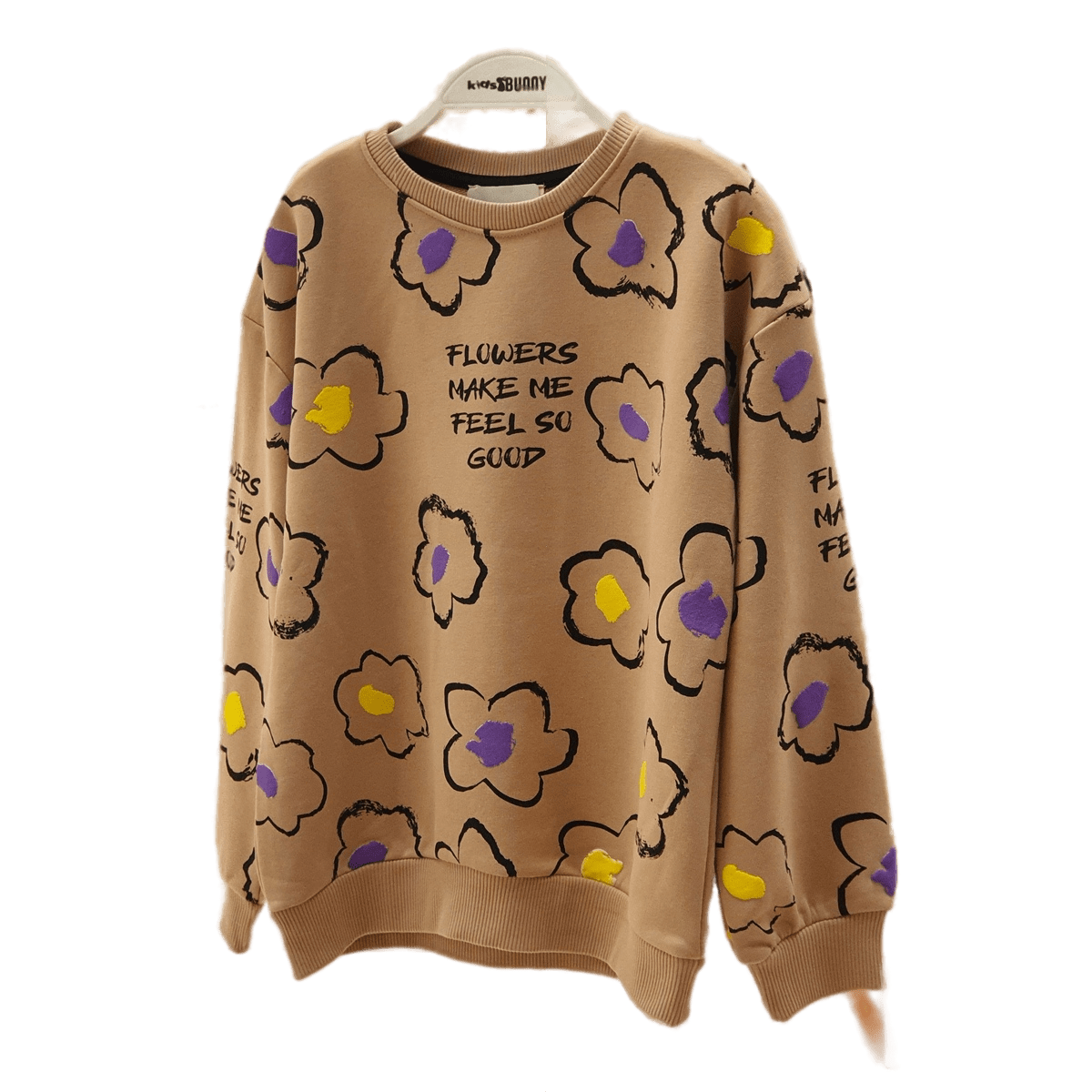 ÇİÇEKLİ KIZ SWEAT
