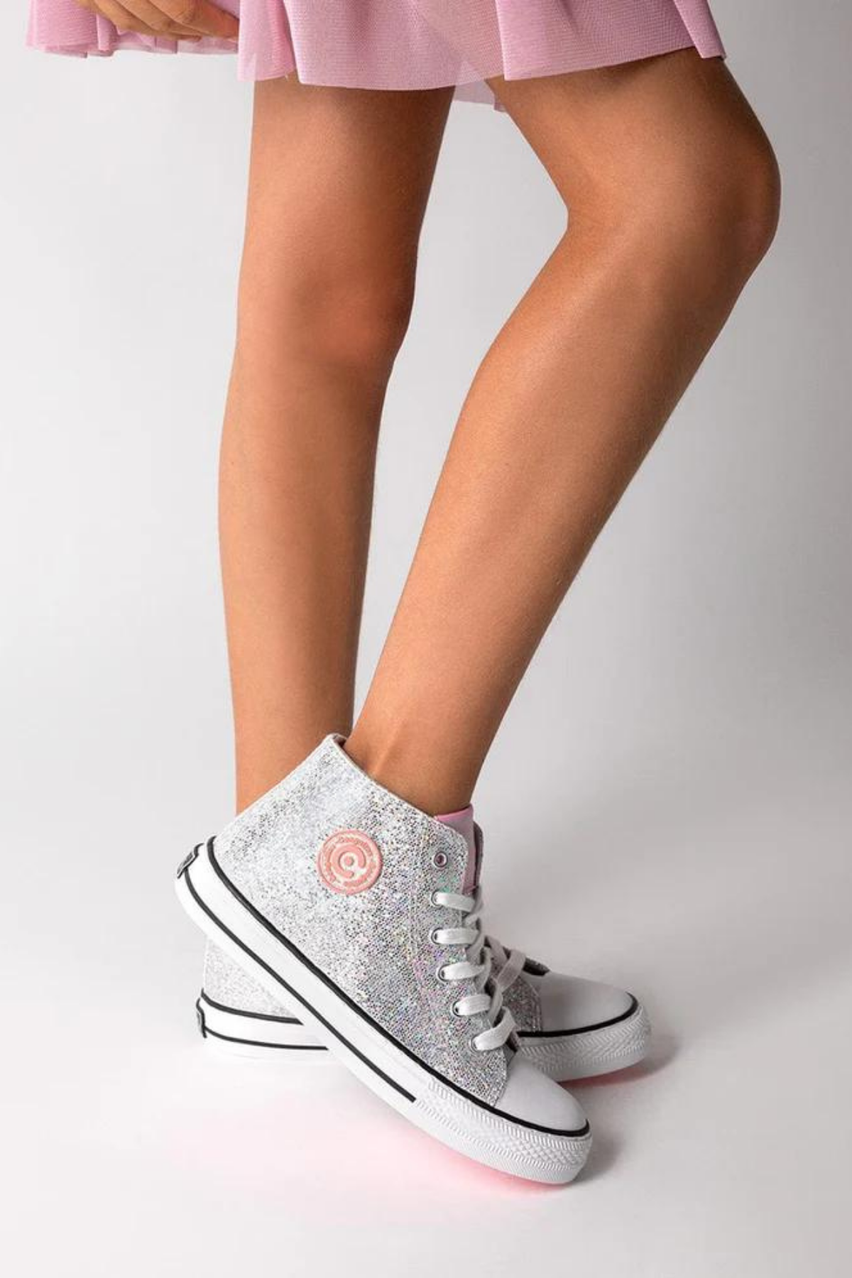 Conguitos Armalı Kız Sneakers - Gümüş