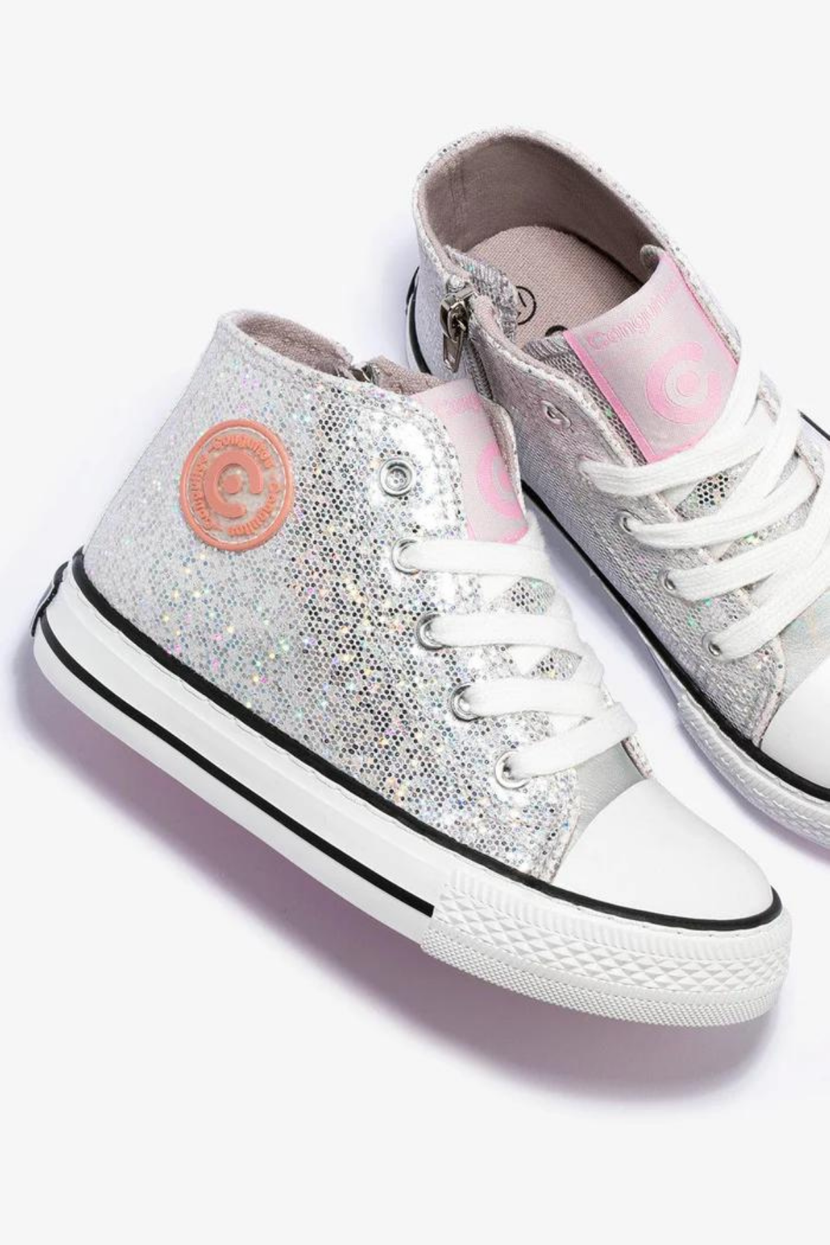 Conguitos Armalı Kız Sneakers - Gümüş