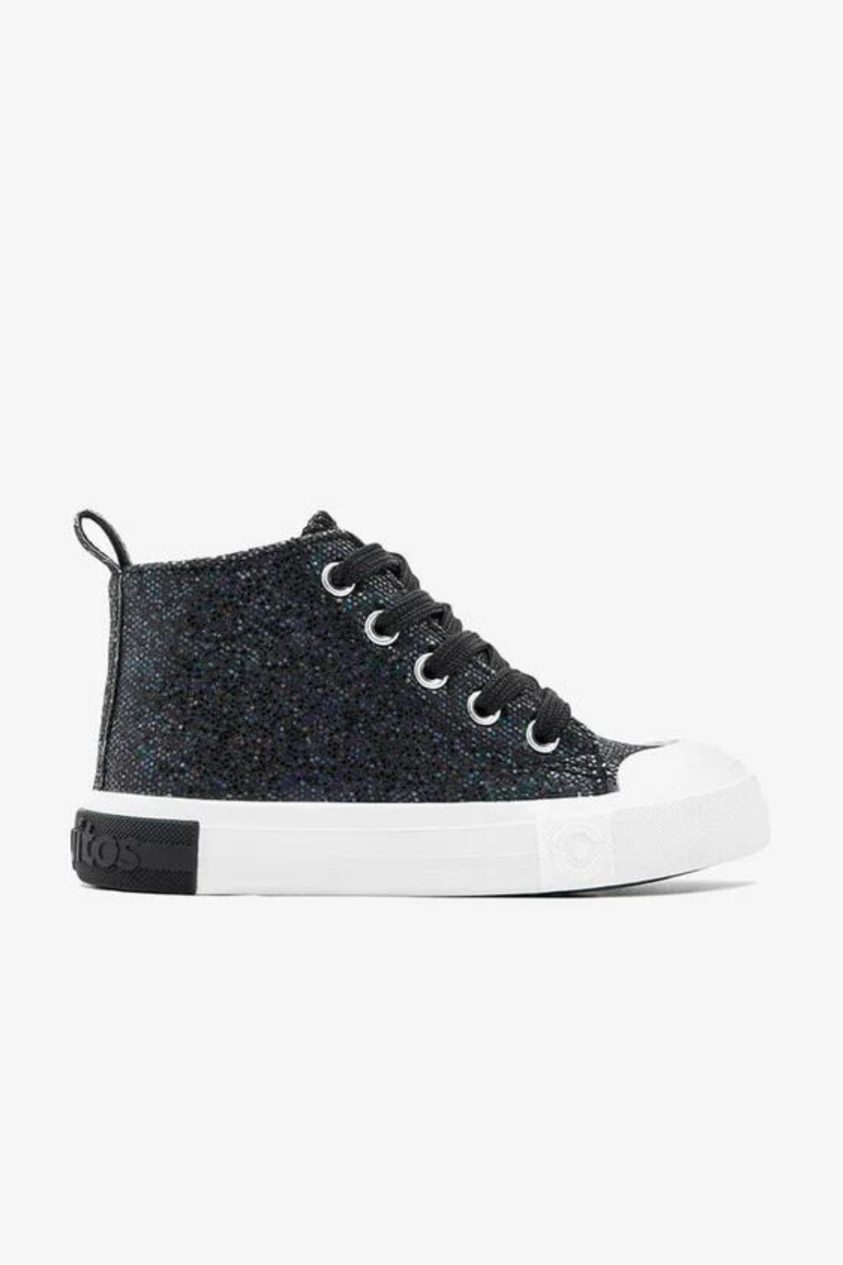 Conguitos Çift Renkli Parlak Sneakers - Siyah