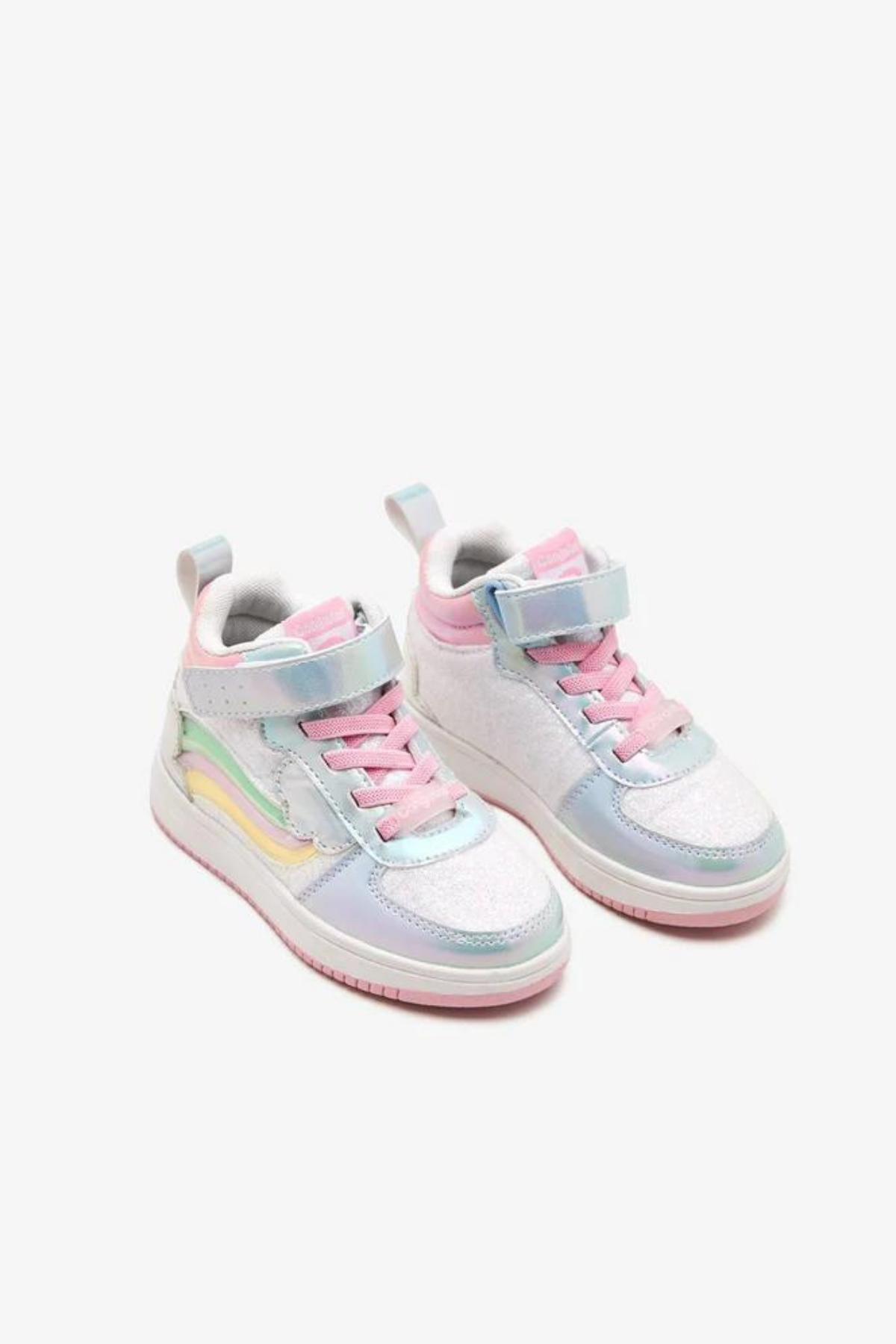 Conguitos Gökkuşağı Desenli Işıklı Sneakers - Pembe