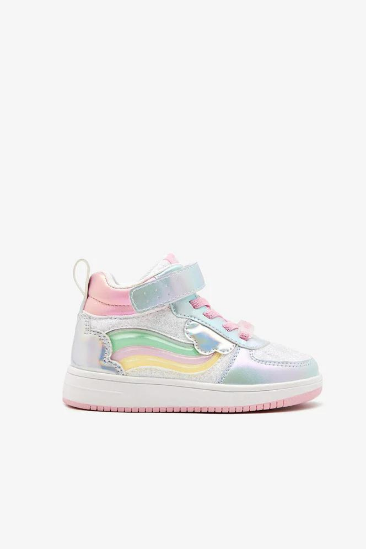 Conguitos Gökkuşağı Desenli Işıklı Sneakers - Pembe