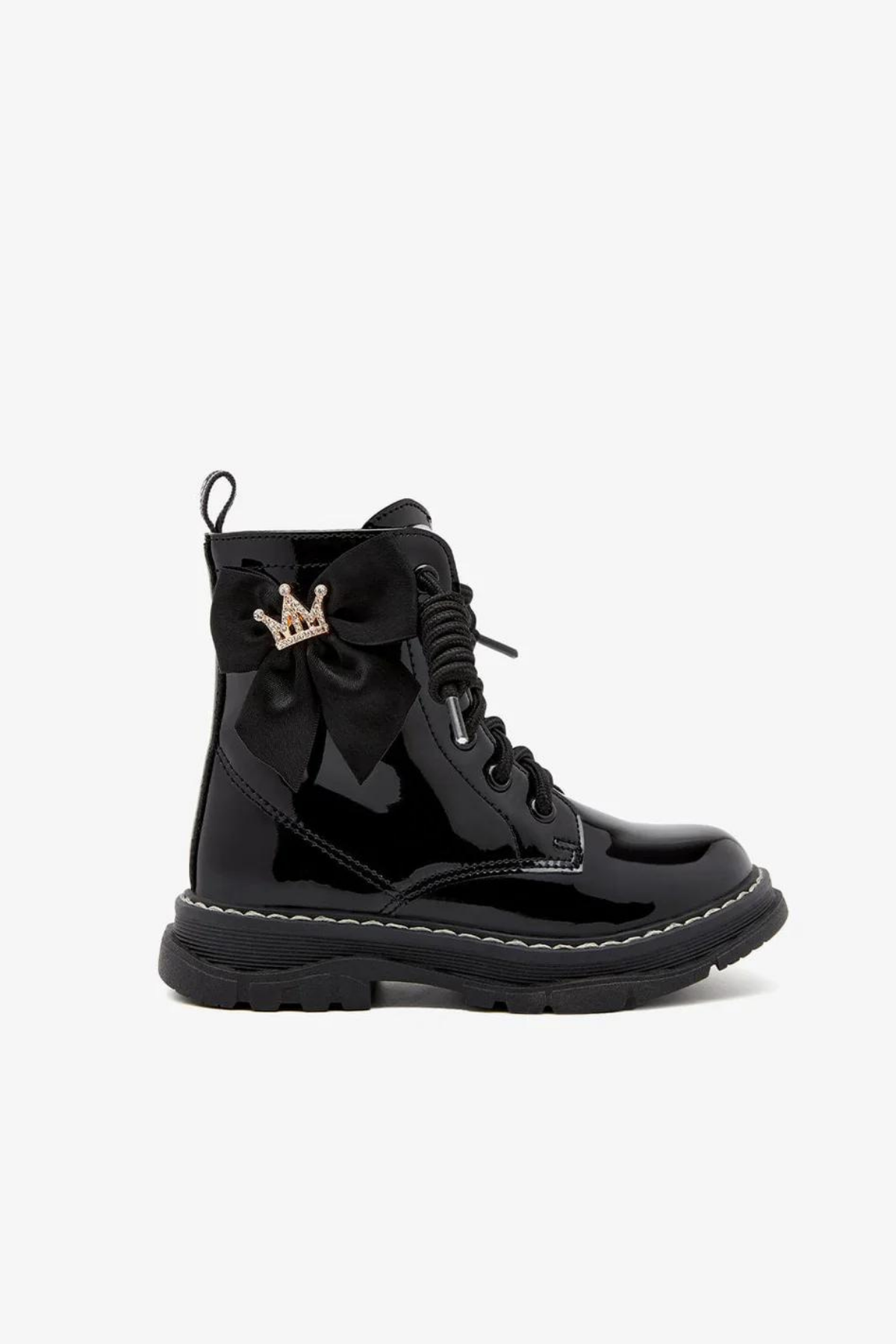 Conguitos Kurdeleli Parlak Kız Bot - Siyah