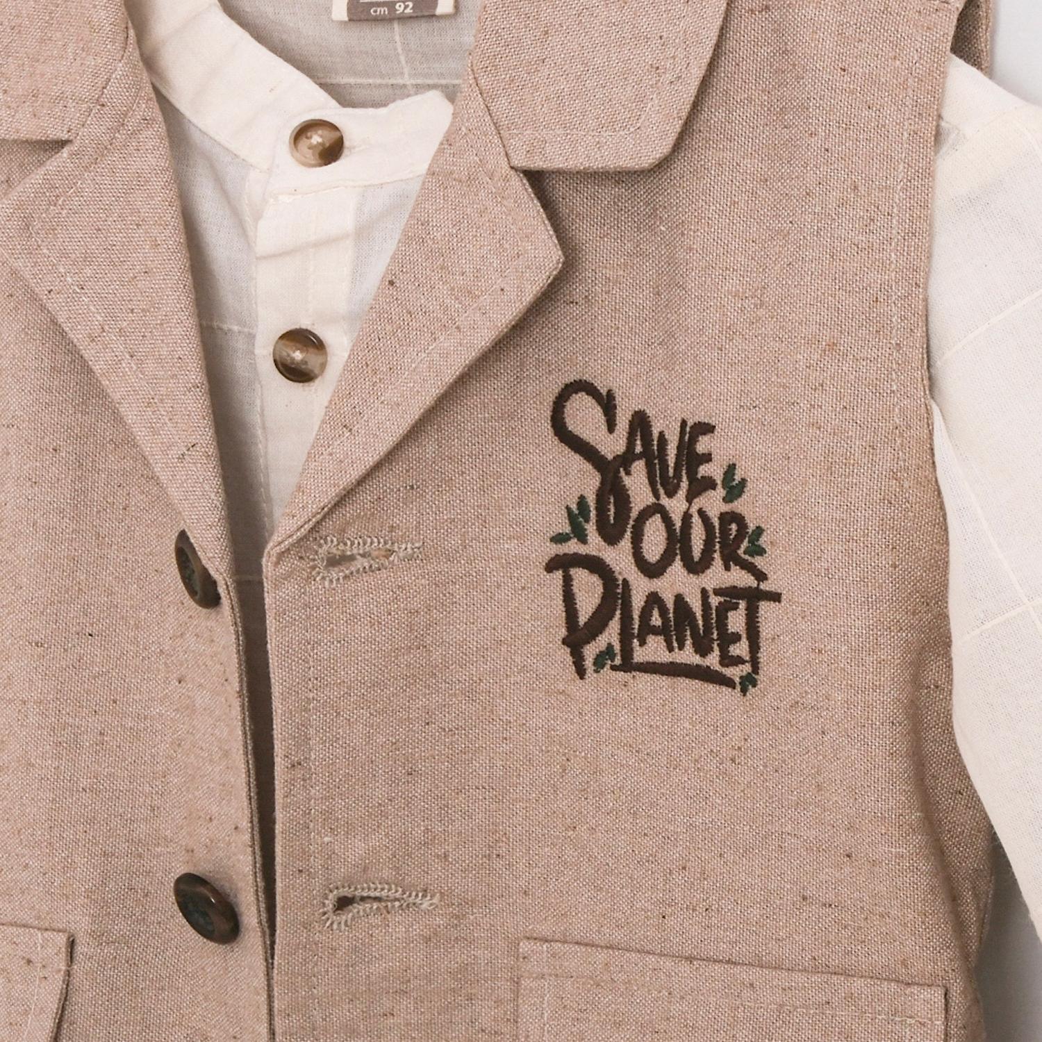 CUMİNO Antonio 3'lü Erkek Takım - Vizon