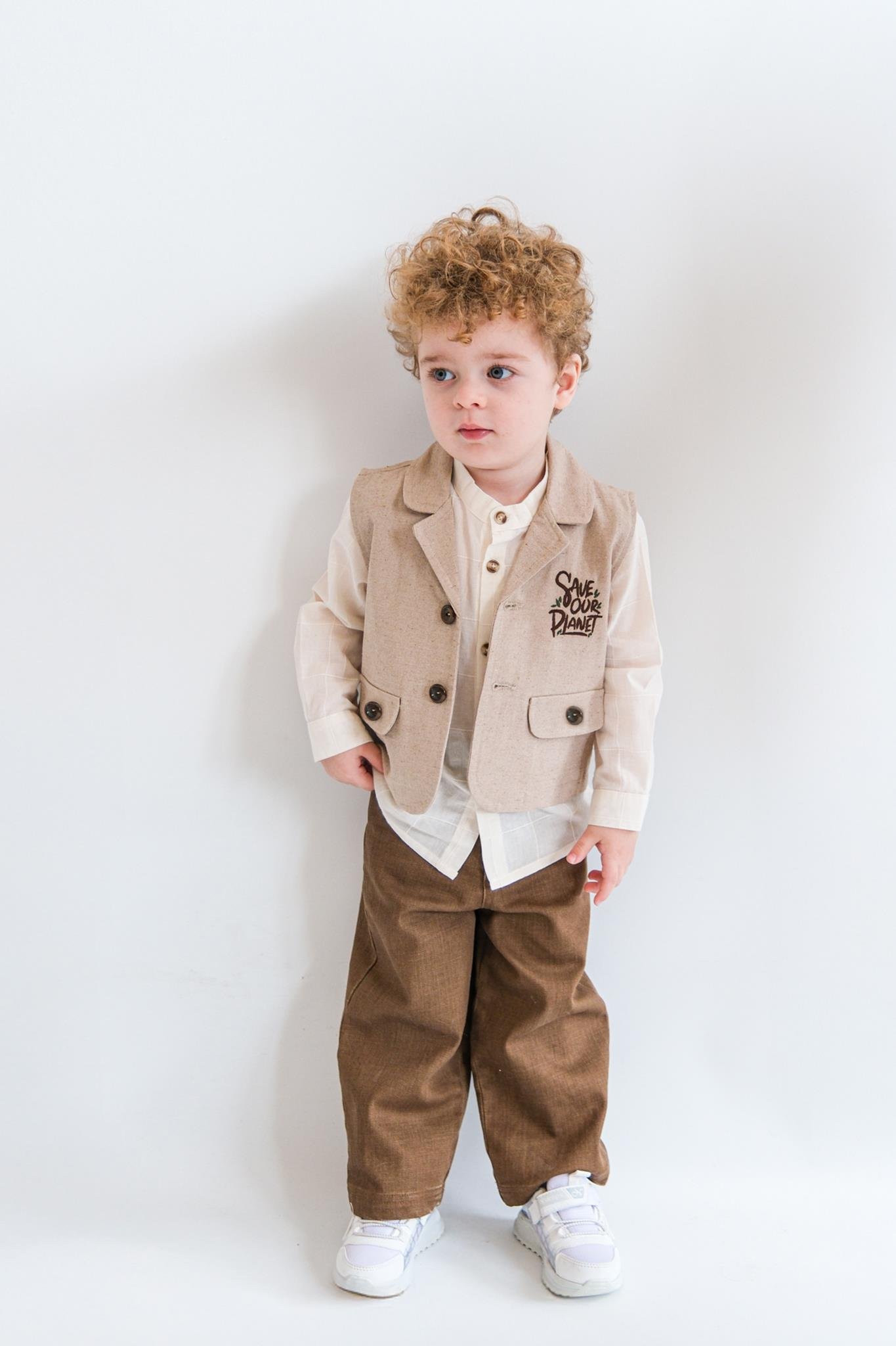 CUMİNO Antonio 3'lü Erkek Takım - Vizon