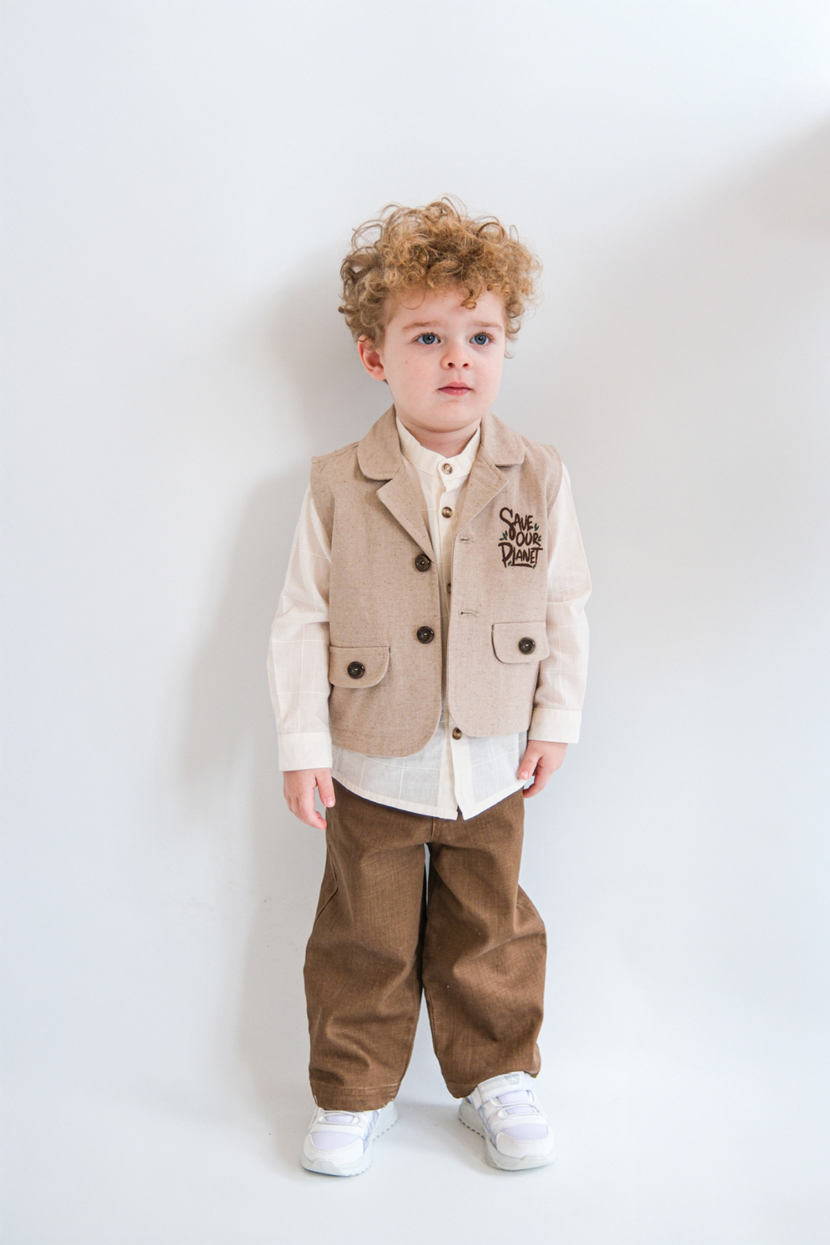 CUMİNO Antonio 3'lü Erkek Takım - Vizon