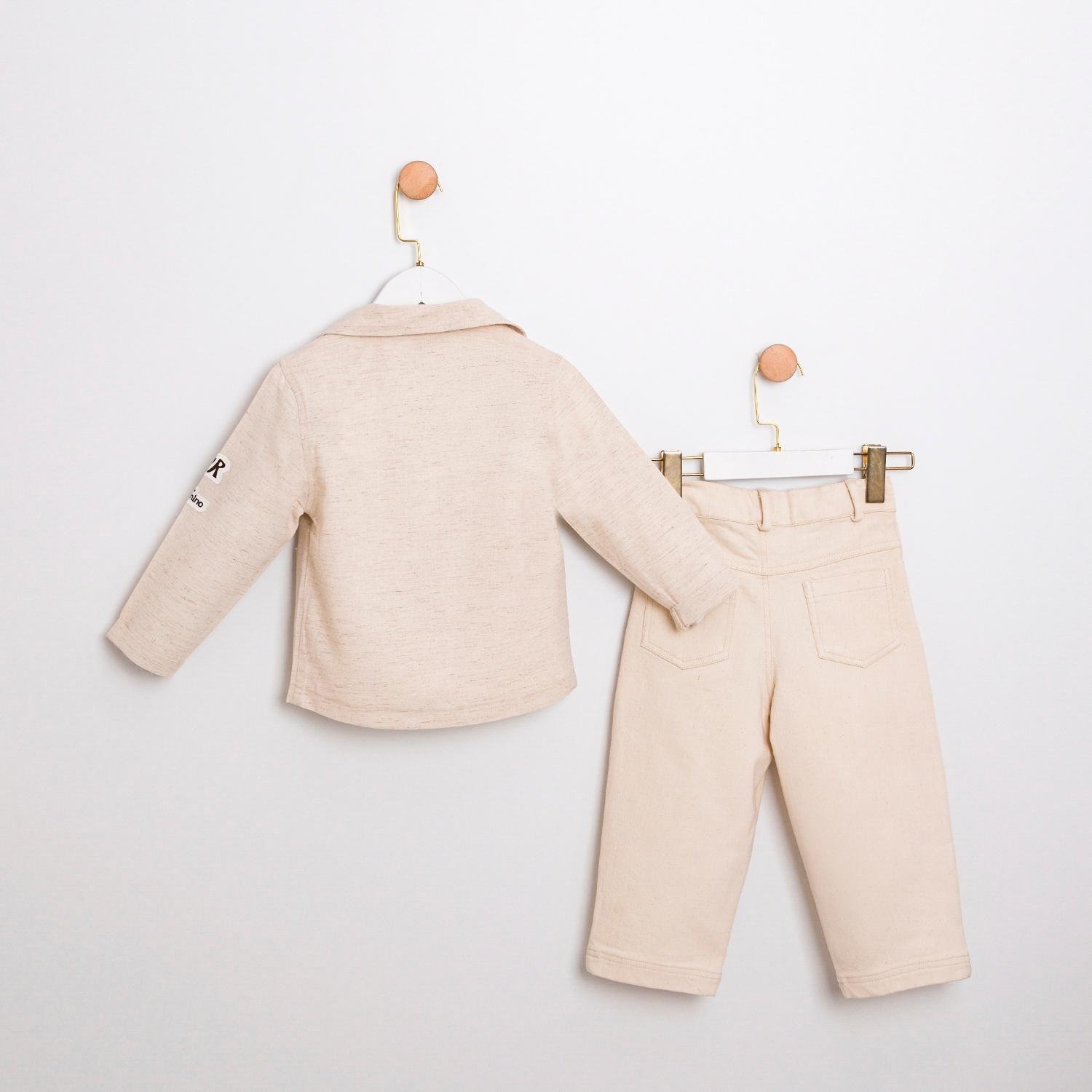 CUMİNO Brendon 3'lü Erkek Takım - Bej