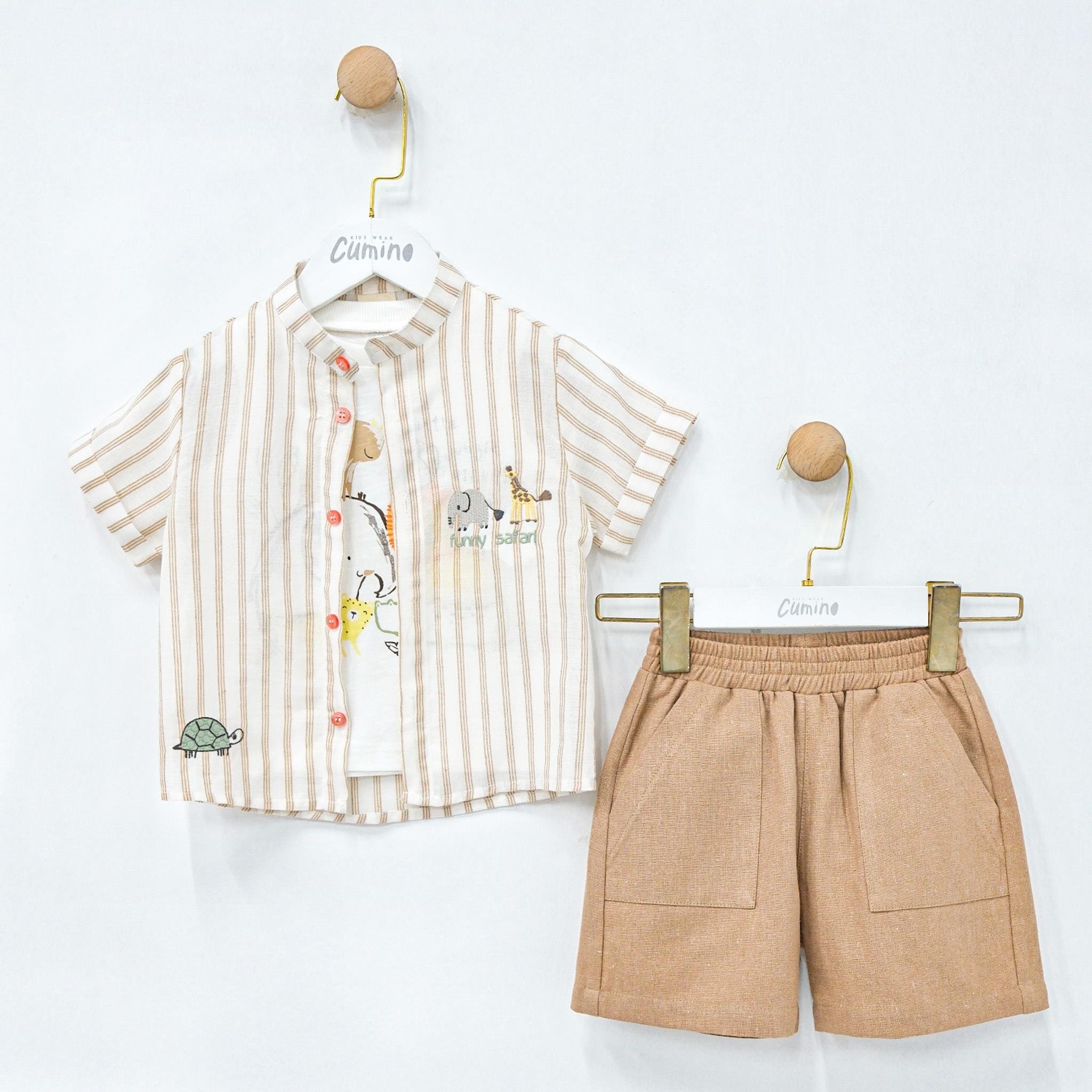 CUMİNO Conner 3'lü ERkek Takım - Vizon