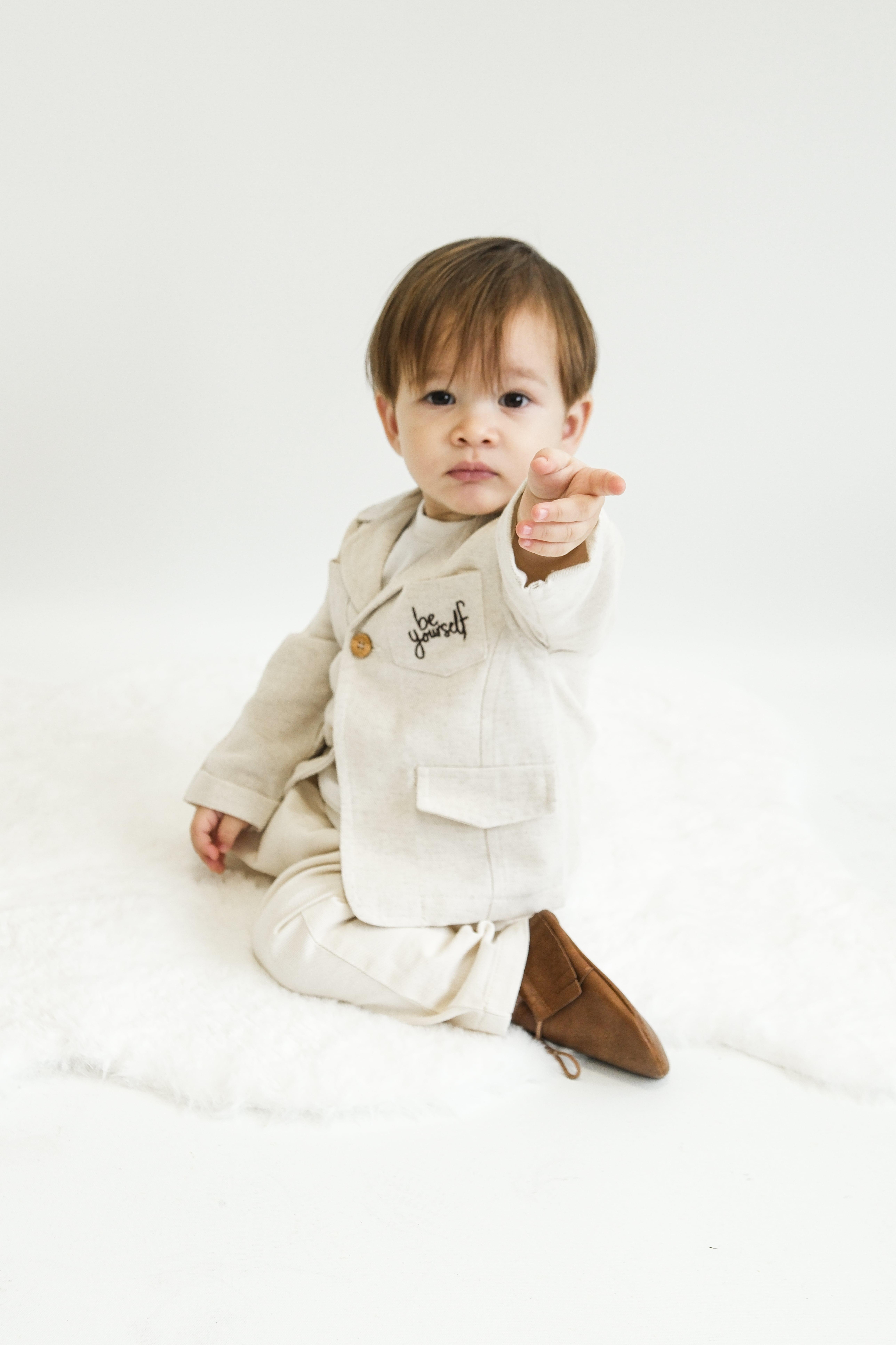 CUMİNO Emrick 3'lü Erkek Takım - Bej