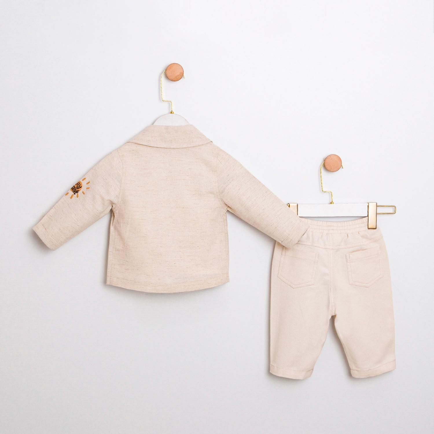 CUMİNO Emrick 3'lü Erkek Takım - Bej