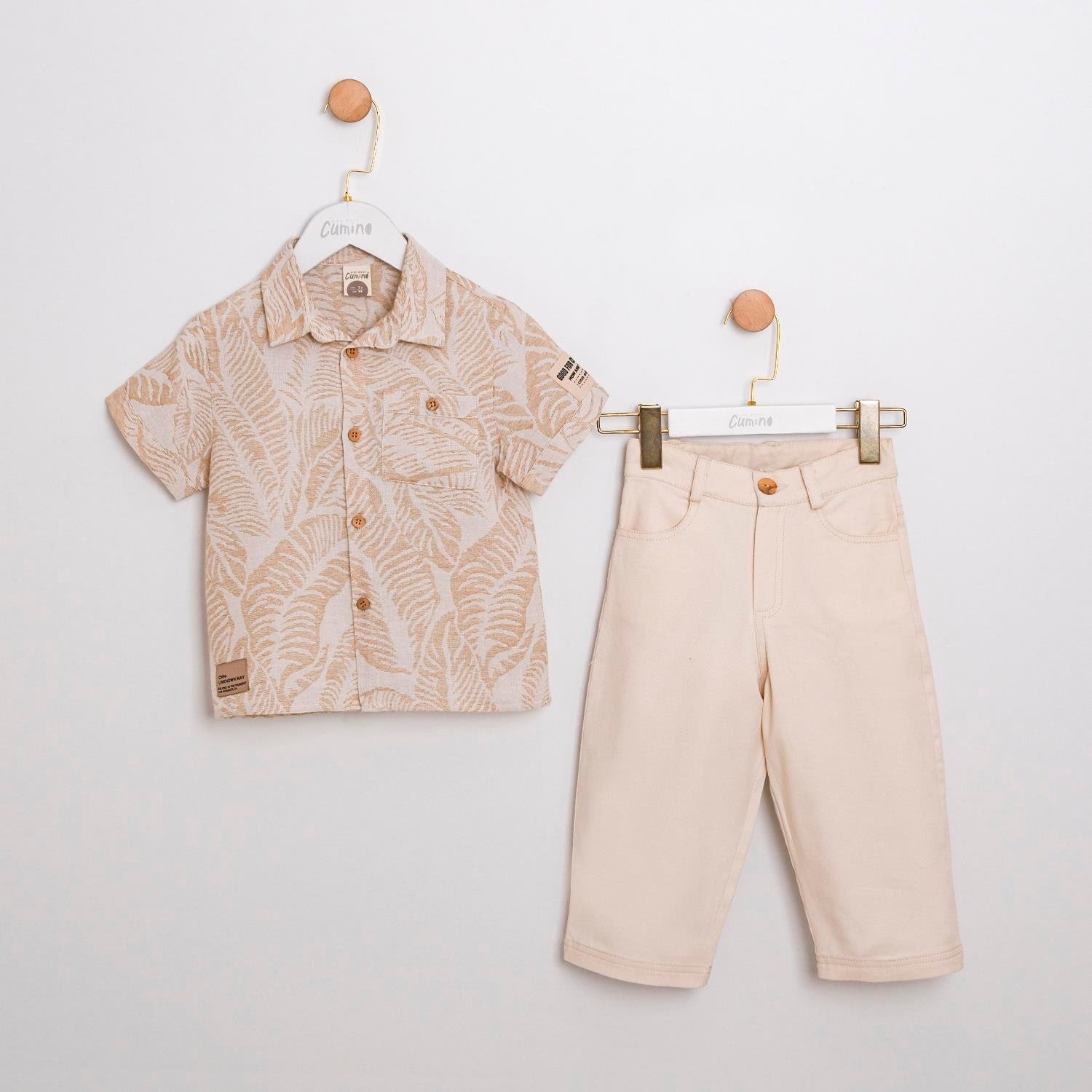 CUMİNO Lamar 2'li Takım - Bej
