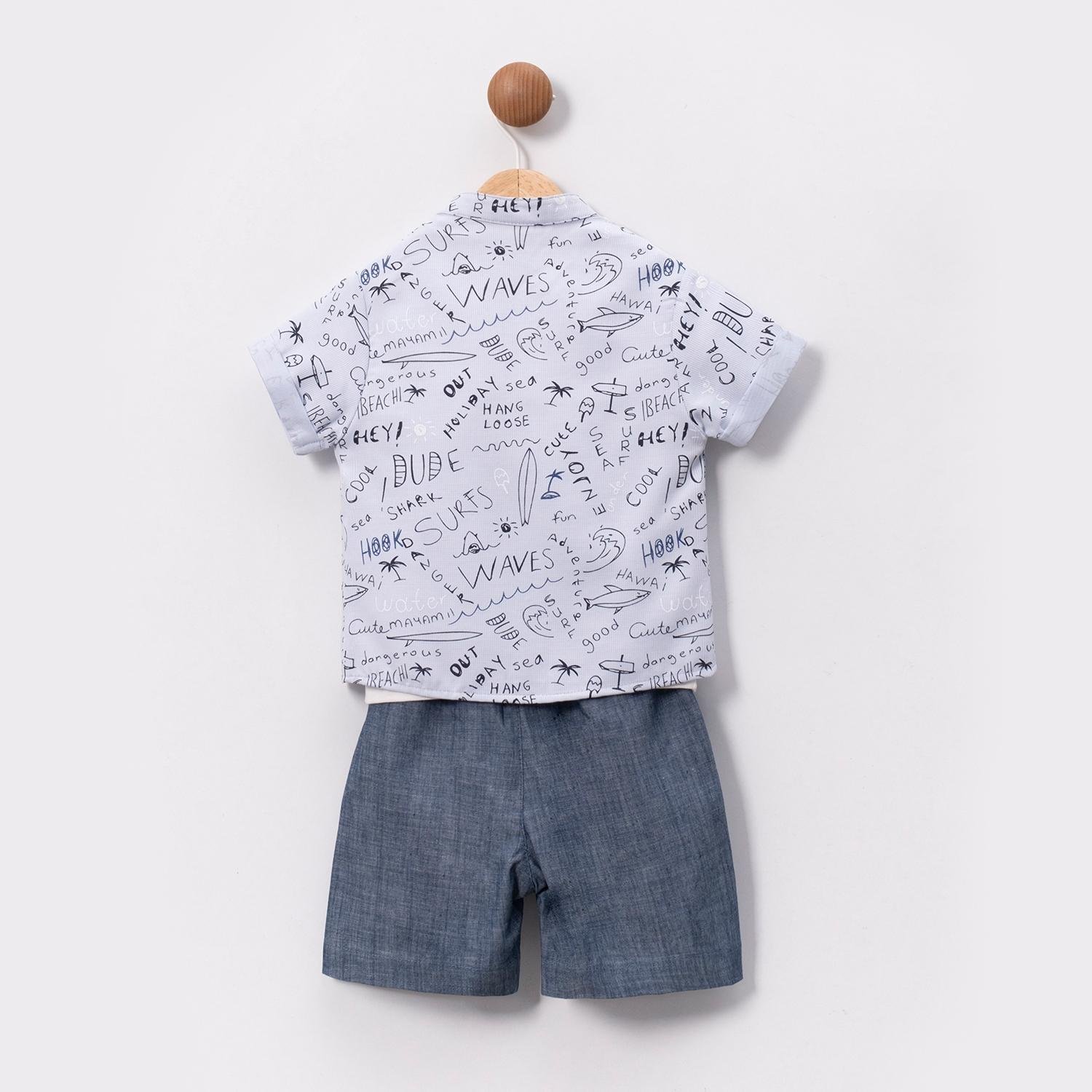 CUMİNO LOgan 3'lü Erkek Takım - Mavi