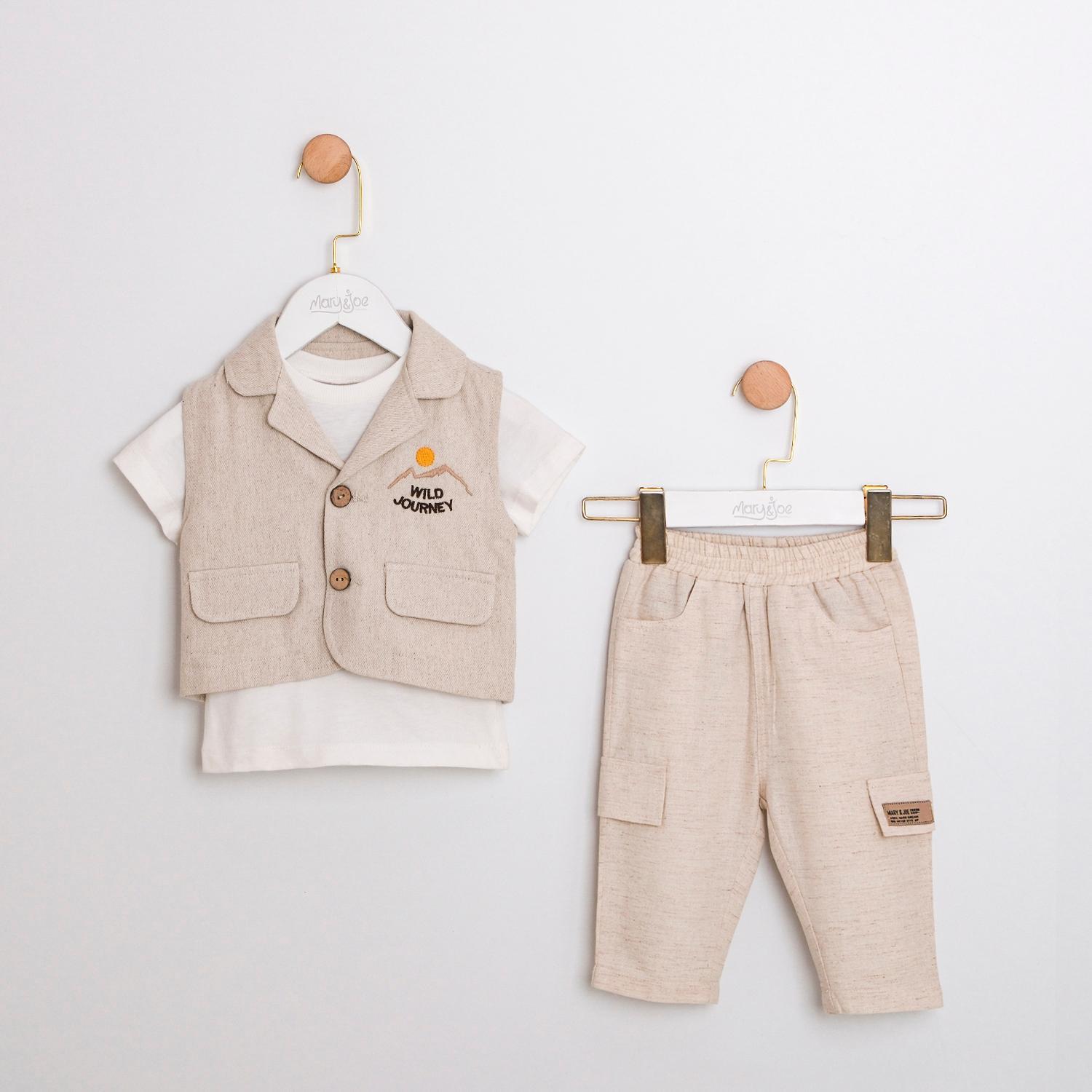 CUMİNO Wild Journey 3'lü Takım - Bej