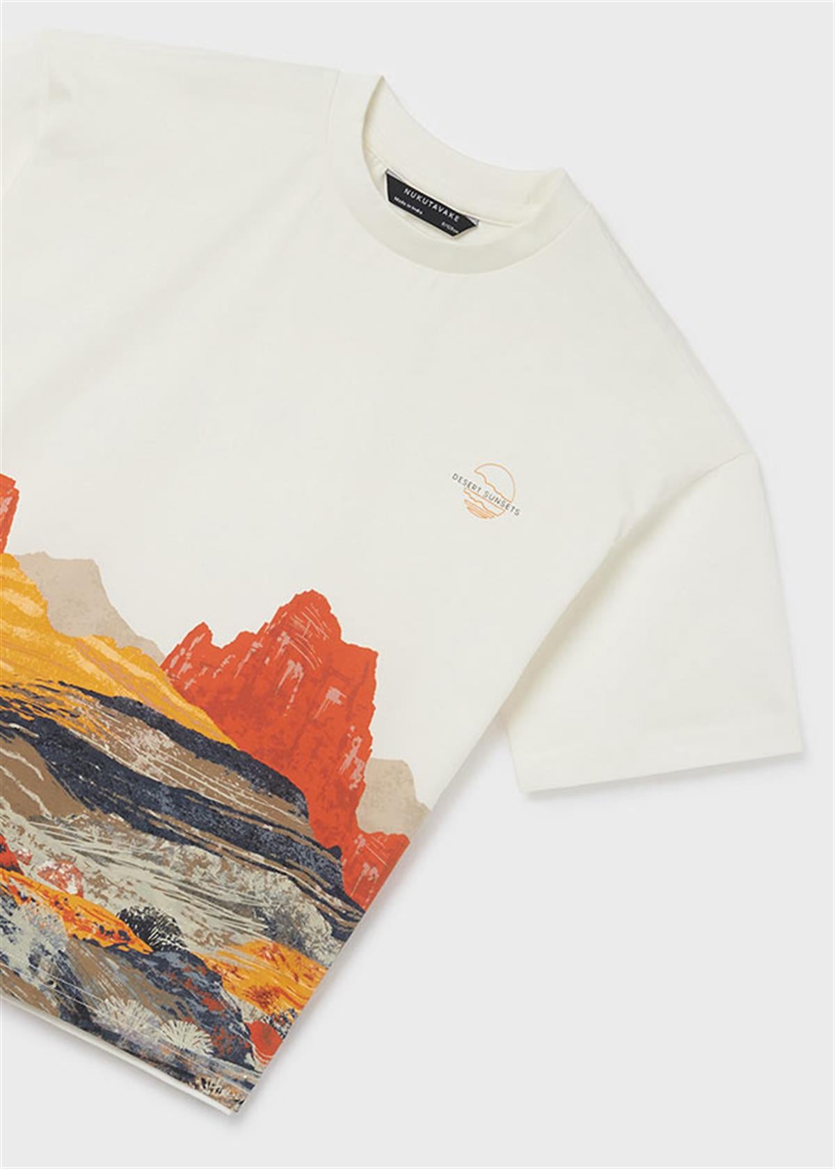 DAĞ BASKILI T-SHIRT