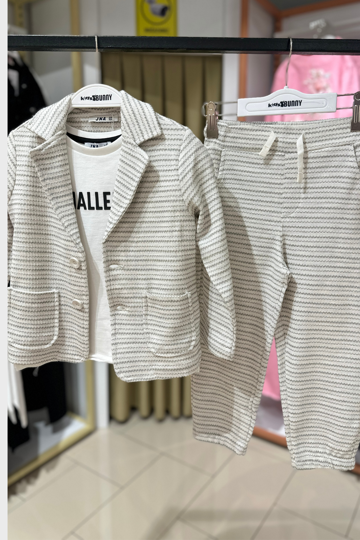 Datça Erkek Çocuk Takım - Ekru