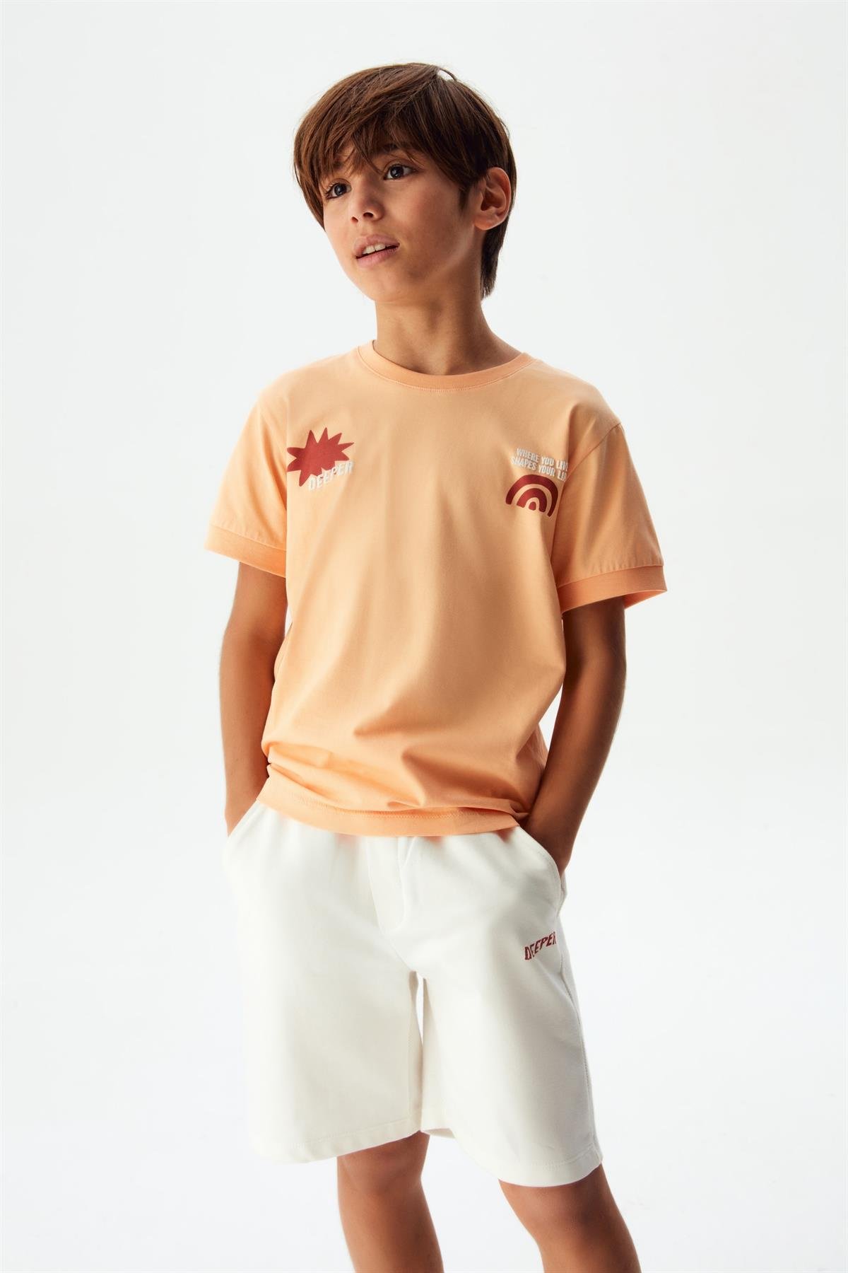 DEEPER YAZILI T-SHIRT