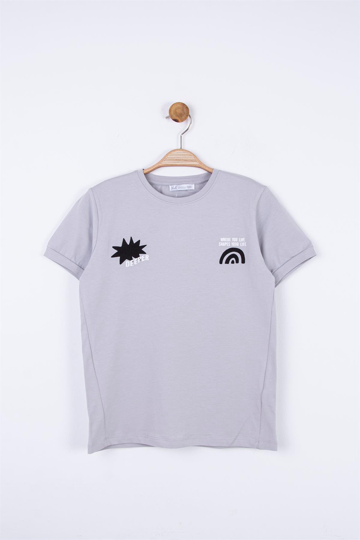 DEEPER YAZILI T-SHIRT