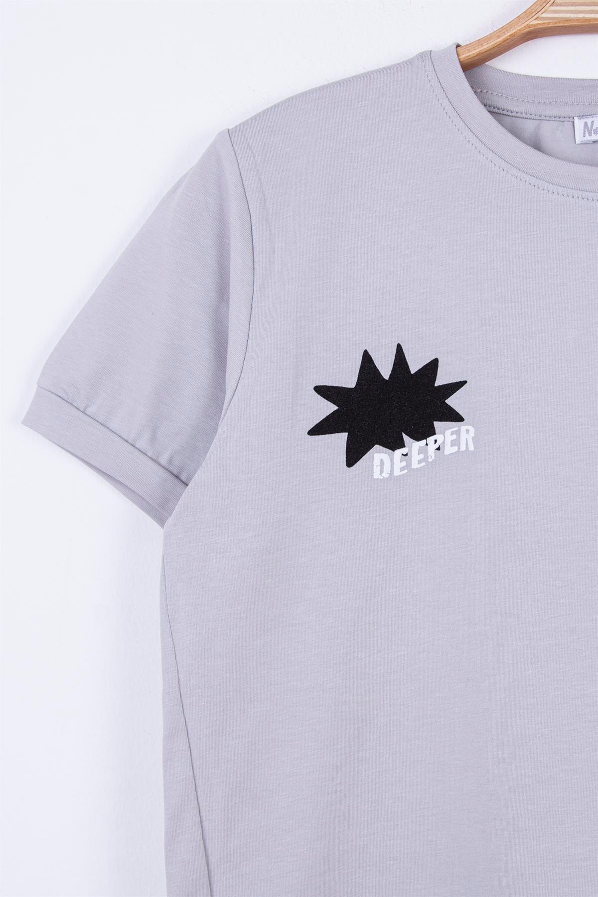 DEEPER YAZILI T-SHIRT