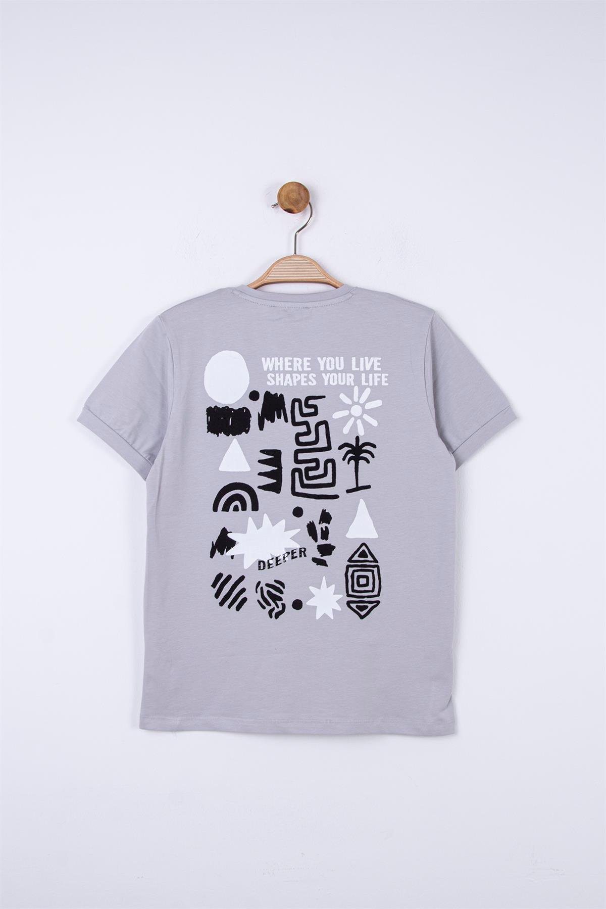 DEEPER YAZILI T-SHIRT