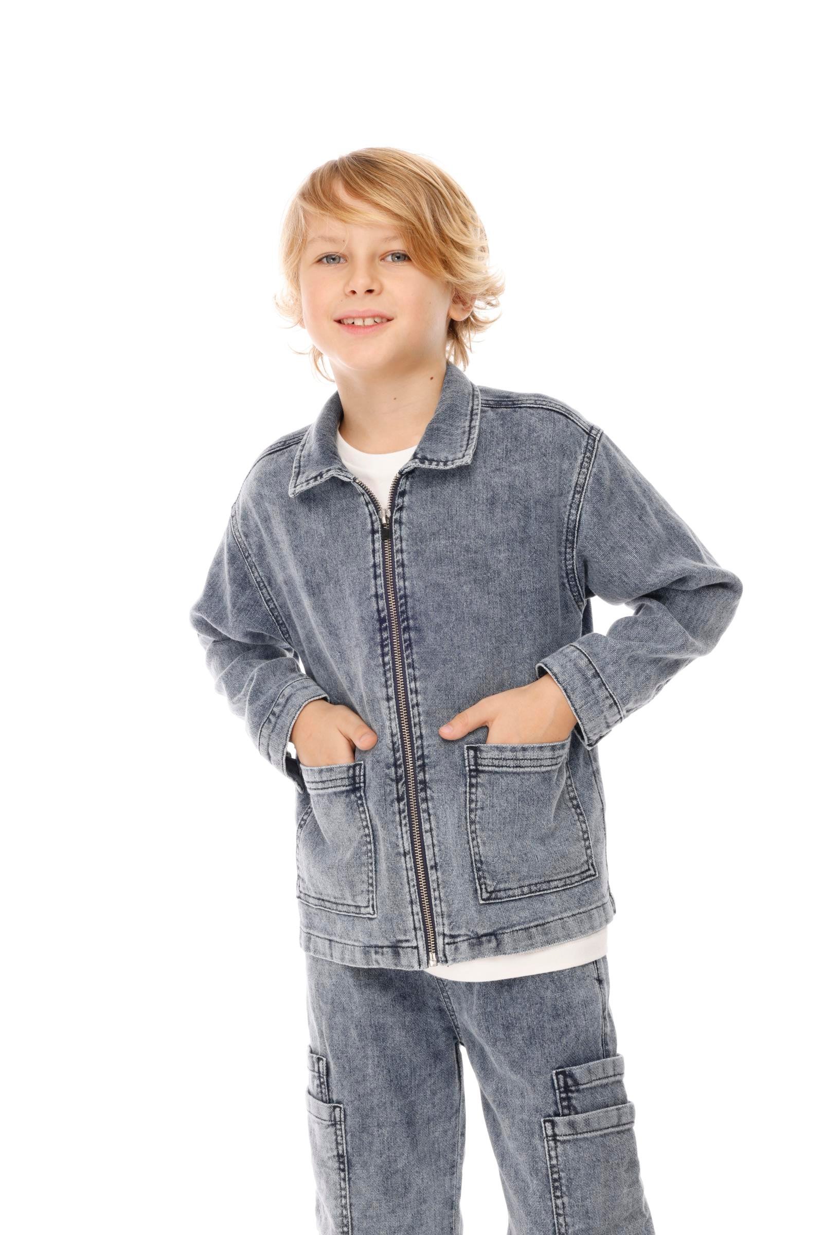 Denim 2'li Erkek Takım - Mavi