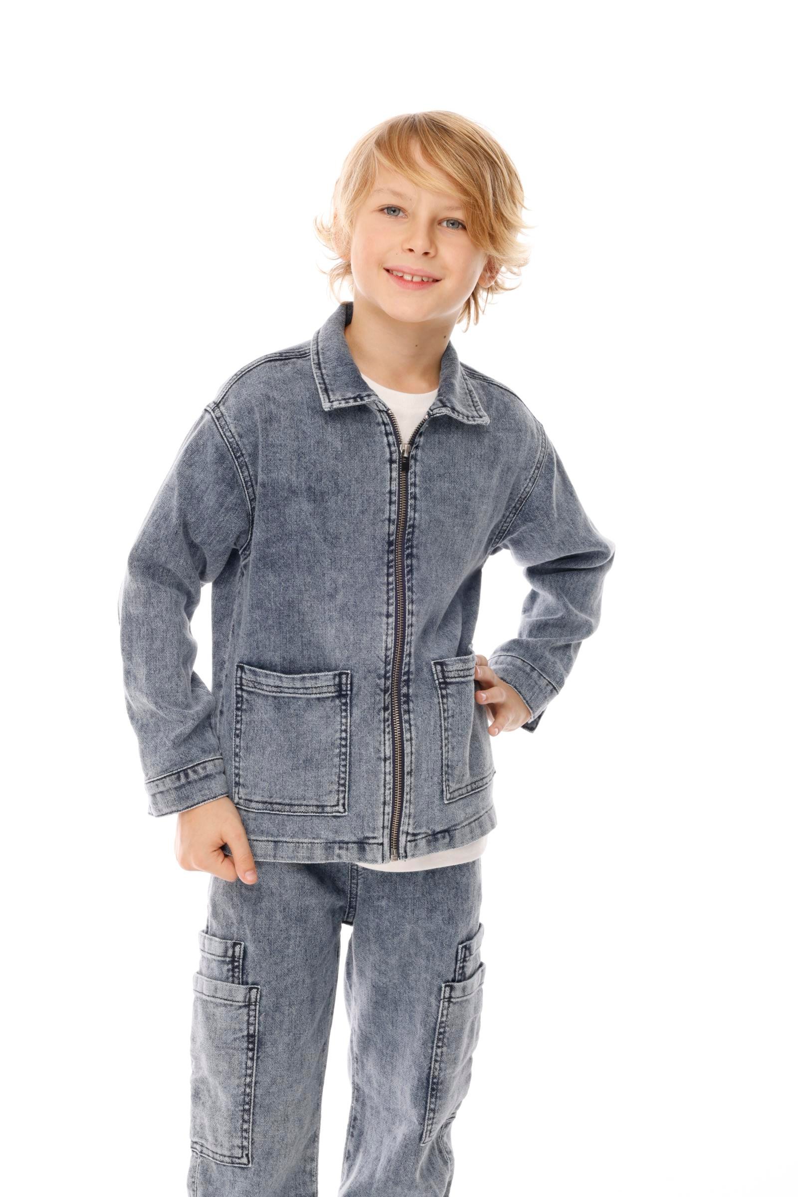 Denim 2'li Erkek Takım - Mavi