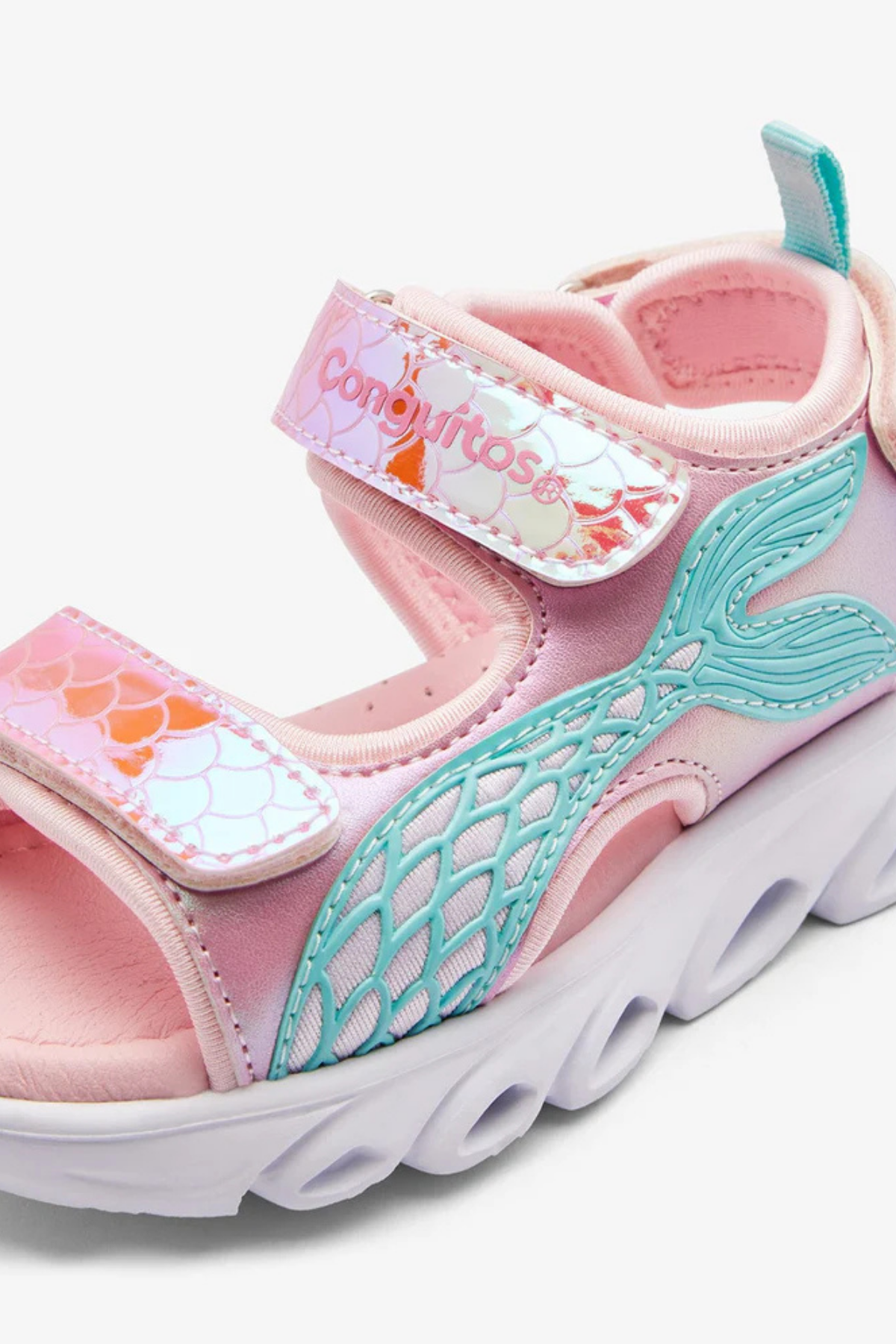 Deniz Kızlı Işıklı Sandalet - Pembe