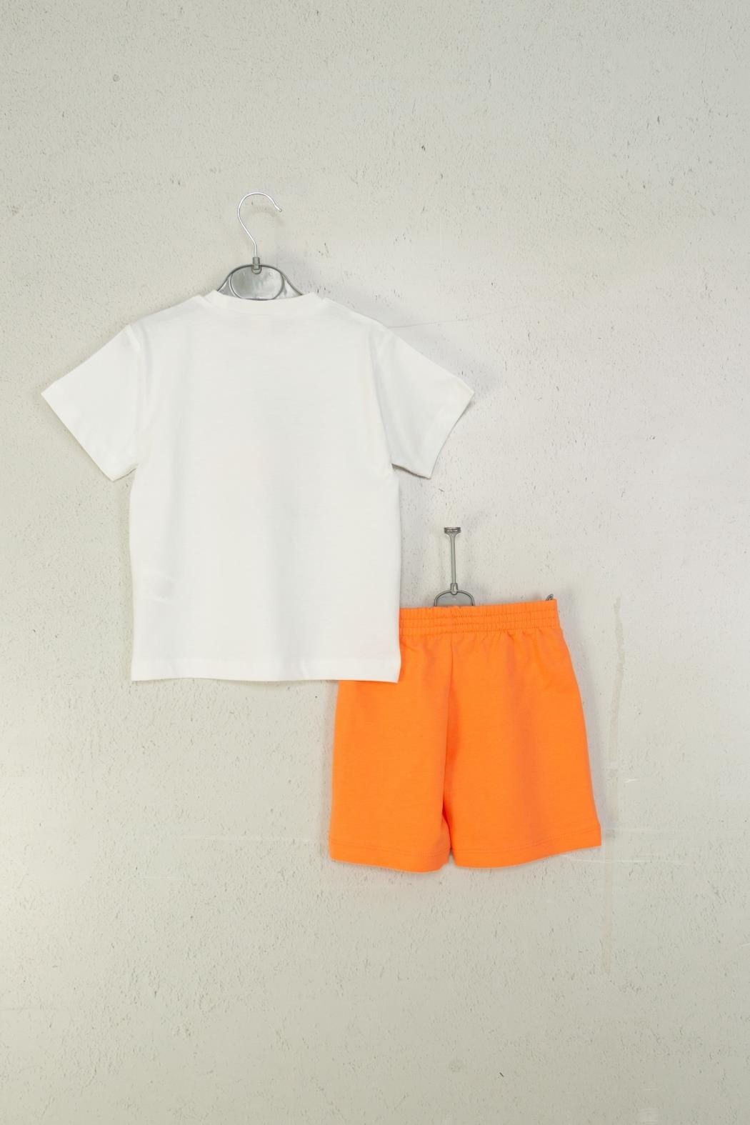 Deus Erkek Çocuk Takım - Beyaz