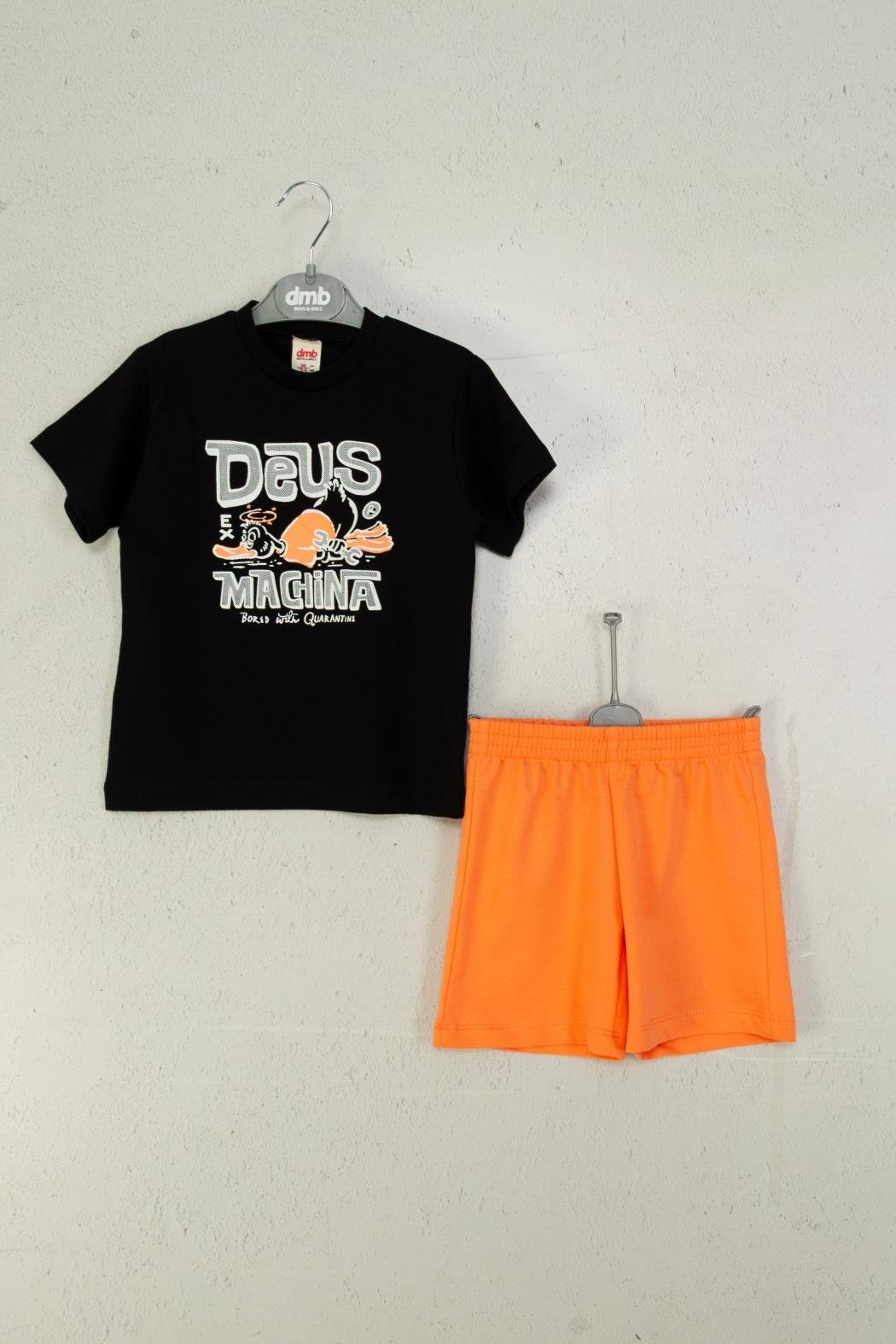 Deus Erkek Çocuk Takım - Siyah