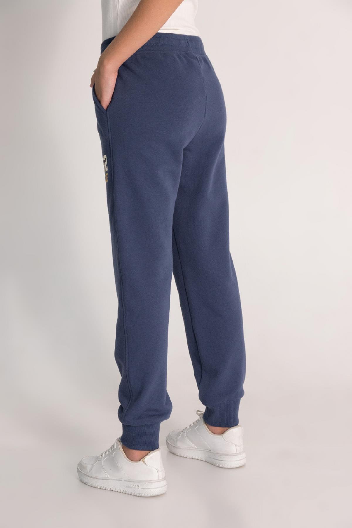 DMB 1982 Yazılı Kız Eşofman Altı - Lacivert