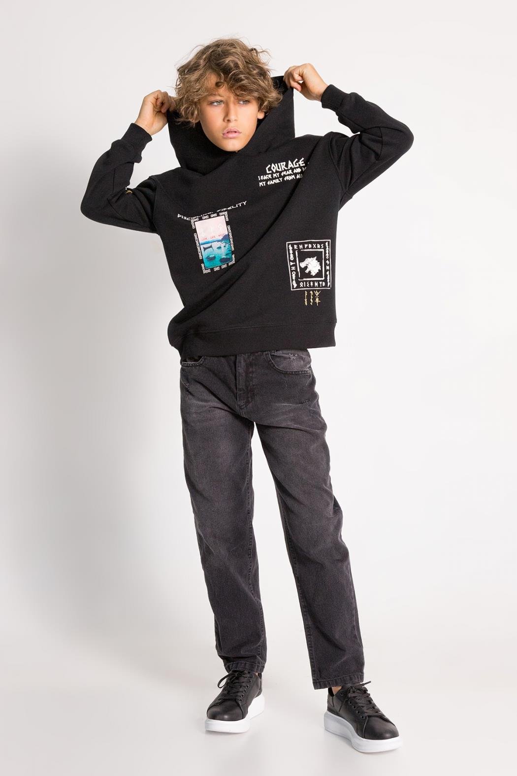 Dmb Erkek Kot Pantolon - Füme